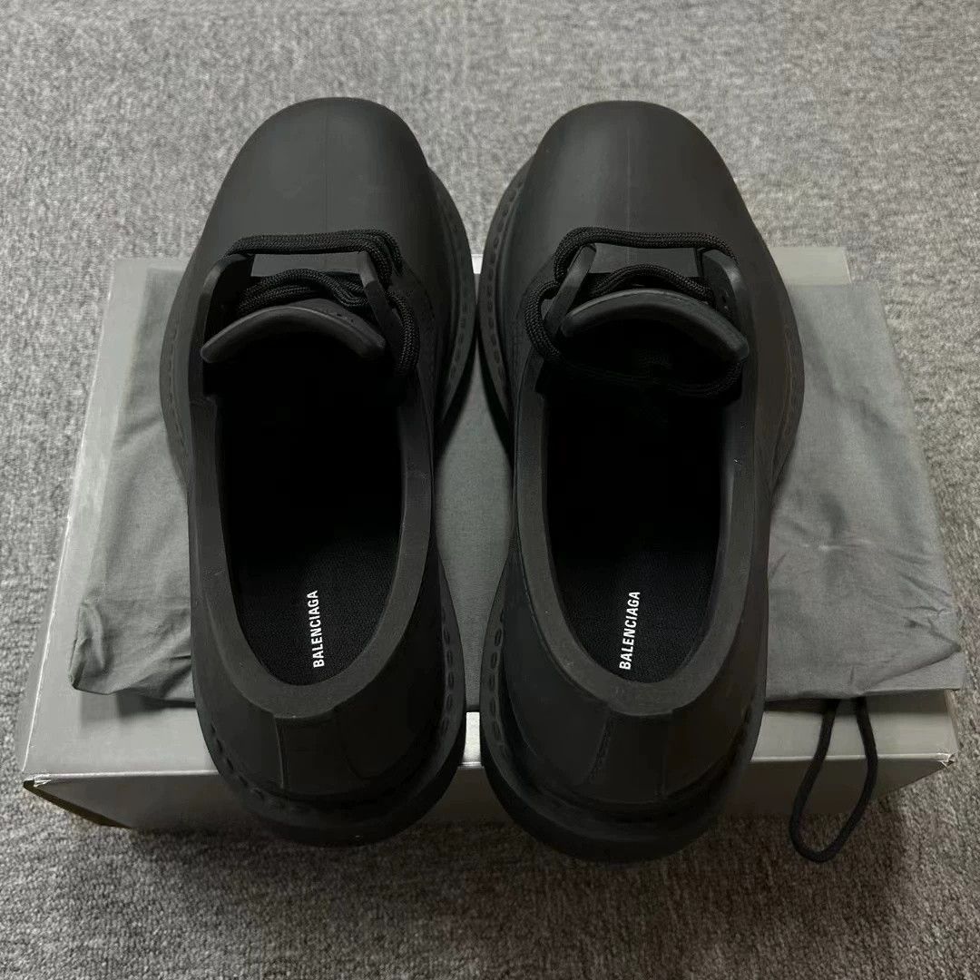 Balenciaga Balenciaga Latest Black Derby Leather Shoes Size US 10 / EU 43 - 4 Thumbnail