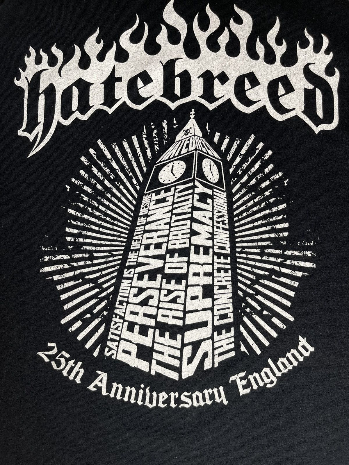 Band Tees × Vintage Y2k Vintage Hatebreed 25th Anniversary Tee Size US L / EU 52-54 / 3 - 4 Thumbnail