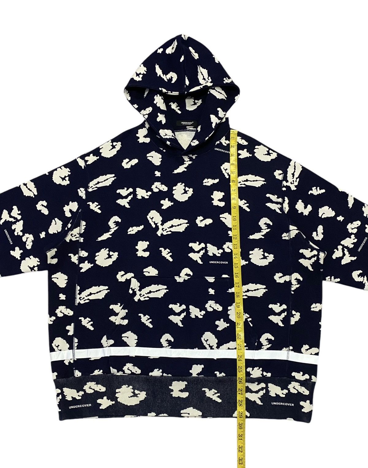 Jun Takahashi × Undercover Undercover Men’s Floral Print Popover Hoody In Navy Base Size US L / EU 52-54 / 3 - 20 Thumbnail
