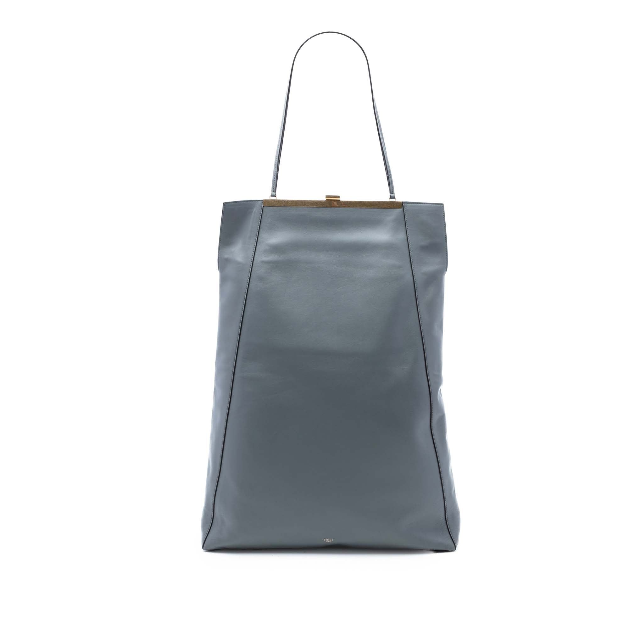 Celine Smooth Calfskin Clasp Cabas Tote Size ONE SIZE - 1 Thumbnail