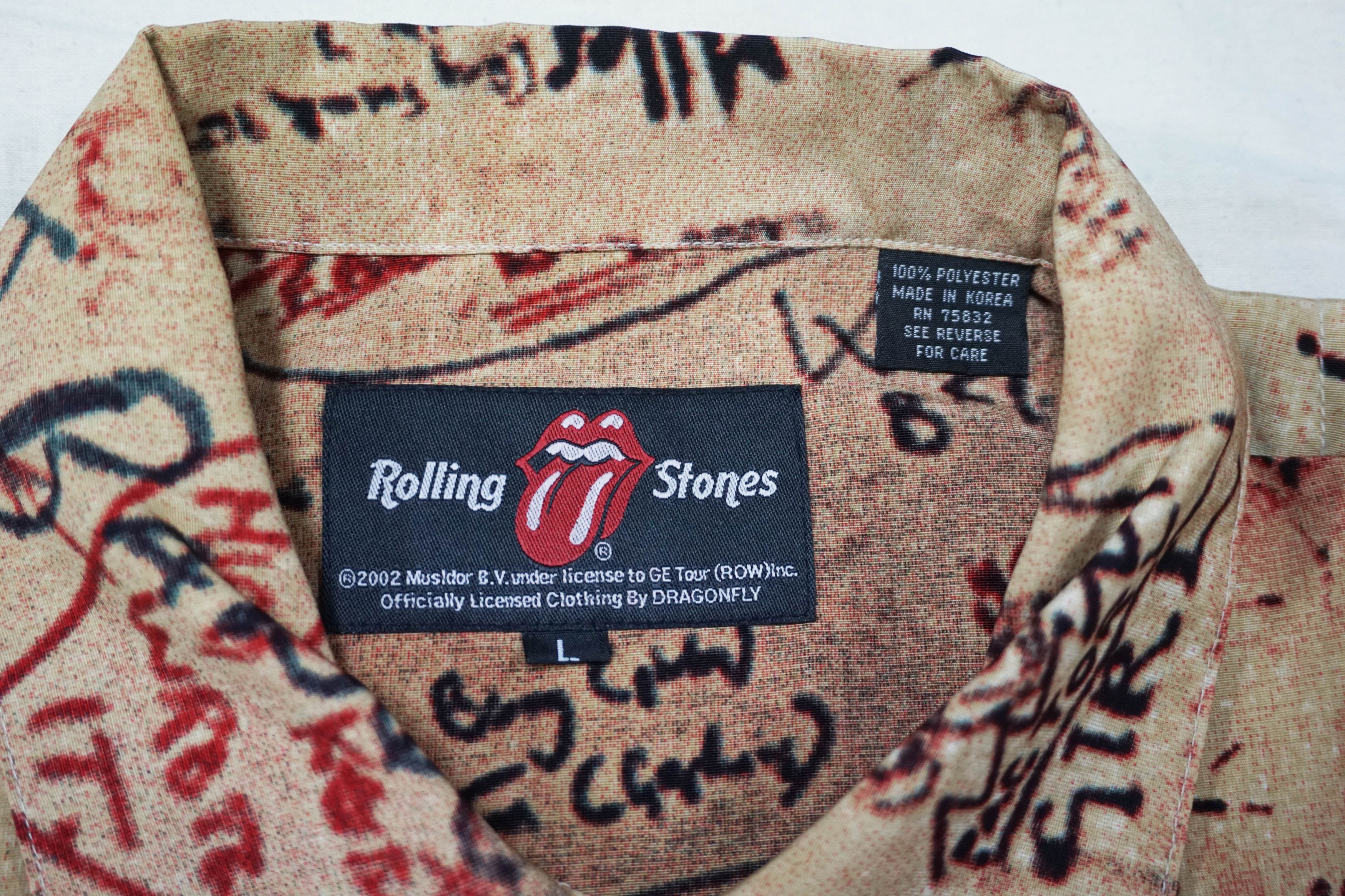 Band Tees × Vintage 90's The Rolling Stones T Shirt Size US L / EU 52-54 / 3 - 3 Thumbnail