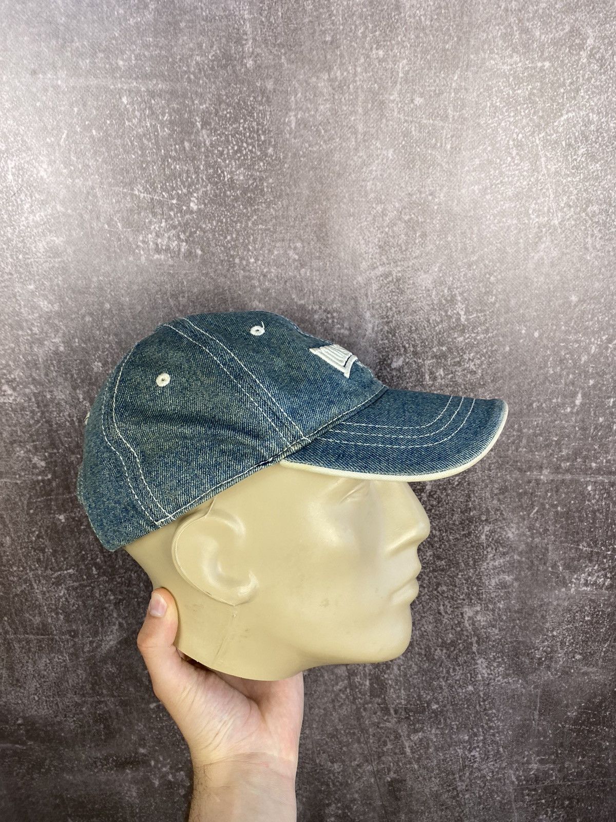 Lonsdale × Vintage Vintage Lonsdale London 90s Embroidered Logo Beige Cap Hat Size ONE SIZE - 7 Thumbnail