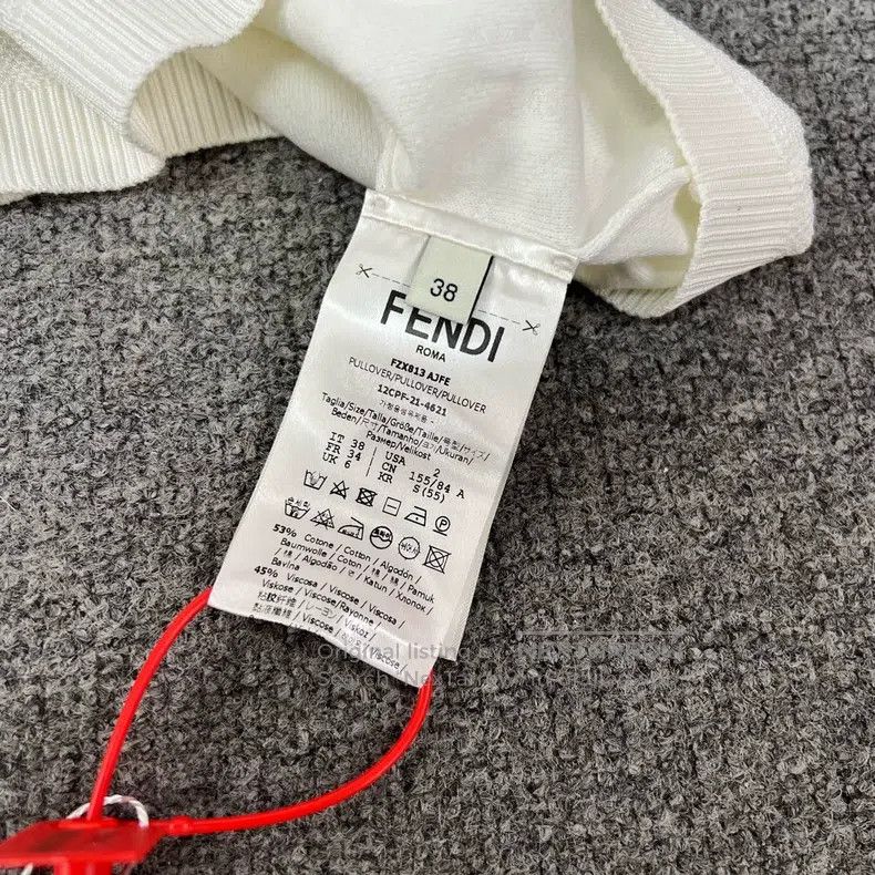 Fendi Fendi Dark print letter barrage logo semi-high neck slim f Size XS / US 0-2 / IT 36-38 - 6 Thumbnail