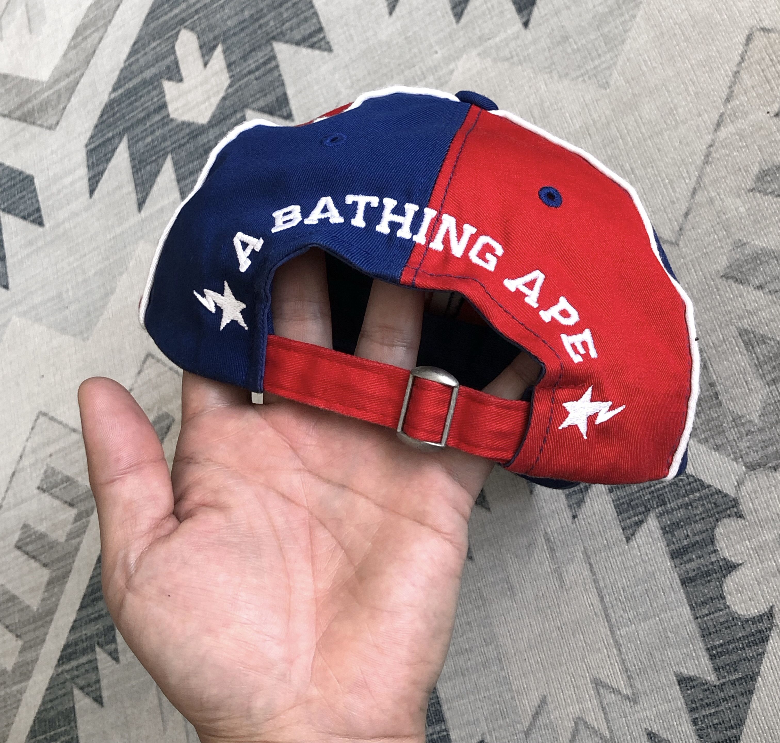 Bape RARE🔥SS17 BAPE PARIS STORE TRICOLOR PANEL HAT Size ONE SIZE - 8 Thumbnail