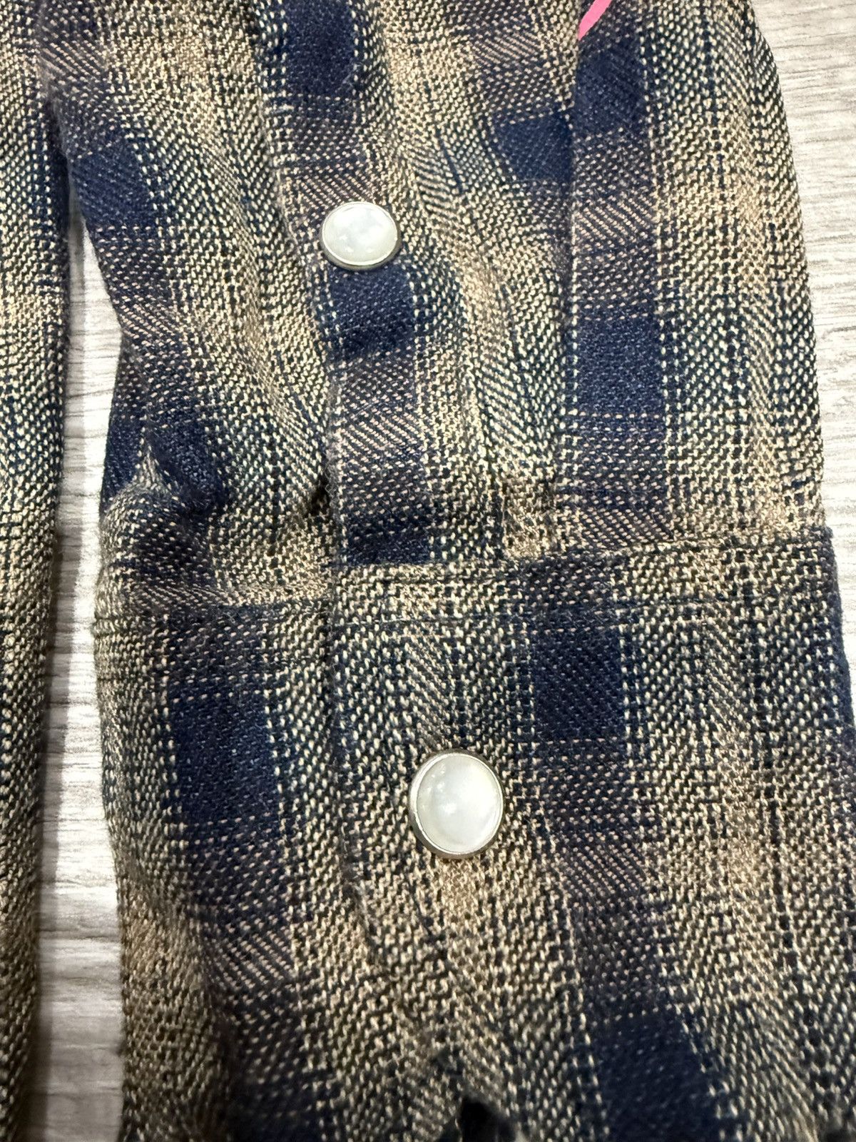 Vintage × Youths In Balaclava Youths in Balaclava Plaid Print Long Sleeve Dress Shirt Size US M / EU 48-50 / 2 - 6 Thumbnail
