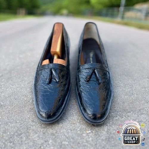 Other V.I.P. Collection Shoes BLACK Dress Elegant Loafers US Mens Size US 10 / EU 43 - 1 Thumbnail
