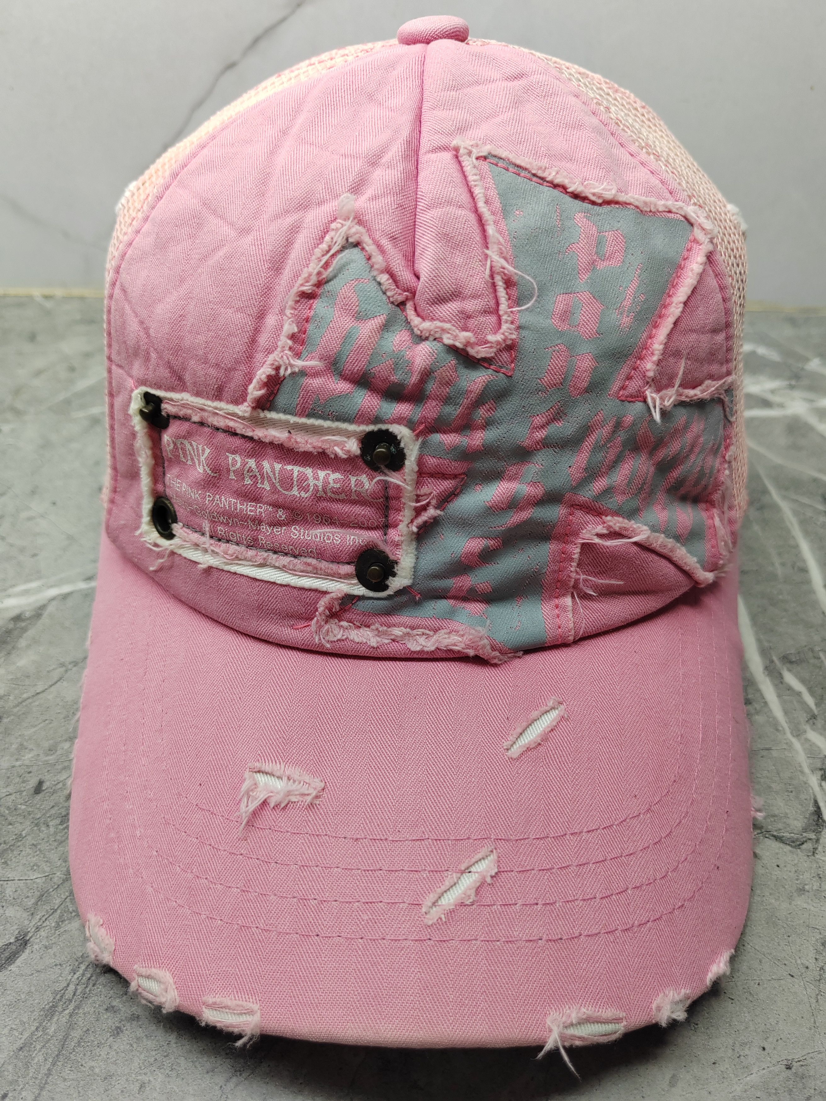 Vintage Vintage Pink Panther Punk Distressed Style Cap Hat Size ONE SIZE - 2 Thumbnail