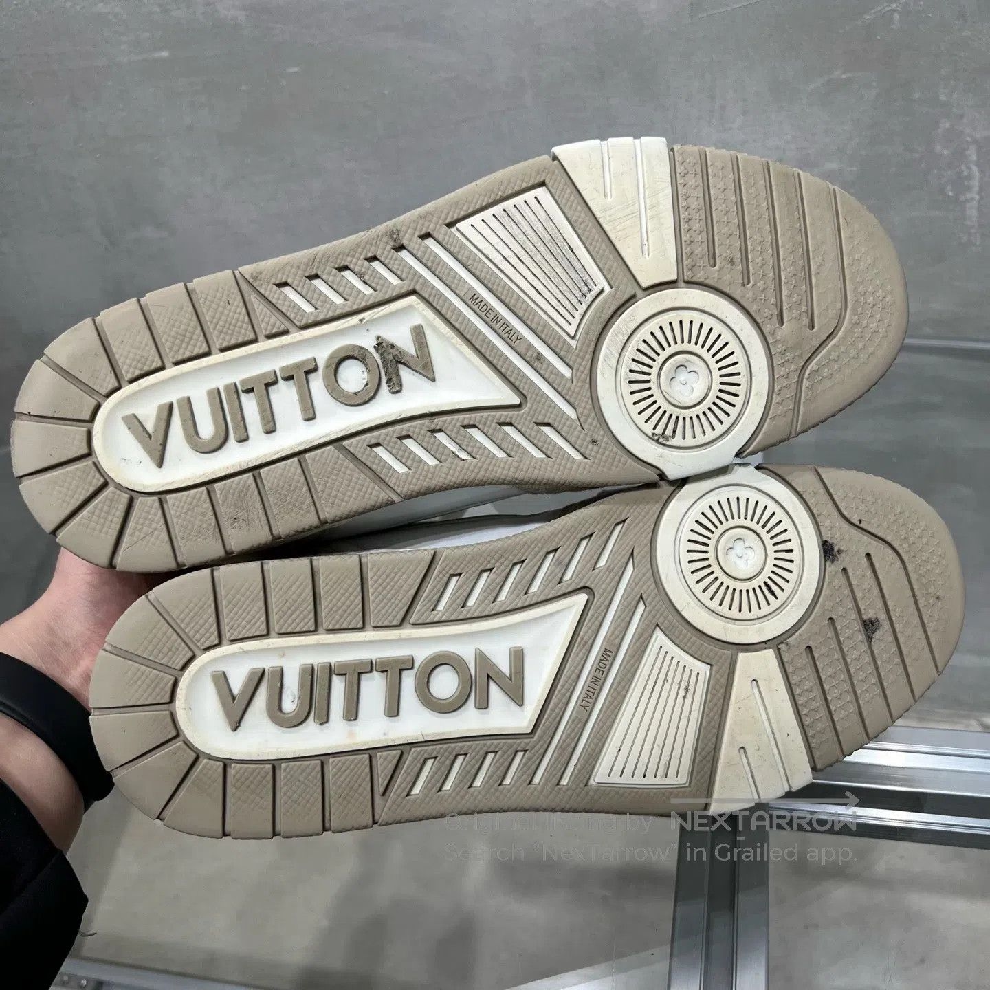 Louis Vuitton Louis Vuitton Trainer Kaki Velcro shoes Size US 6.5 / EU 39-40 - 7 Thumbnail
