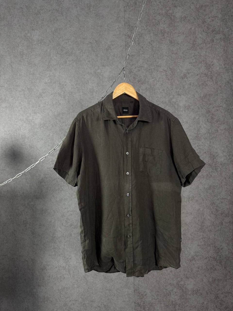 Hugo Boss Hugo Boss designer linen shirt Size US XL / EU 56 / 4 - 1 Thumbnail