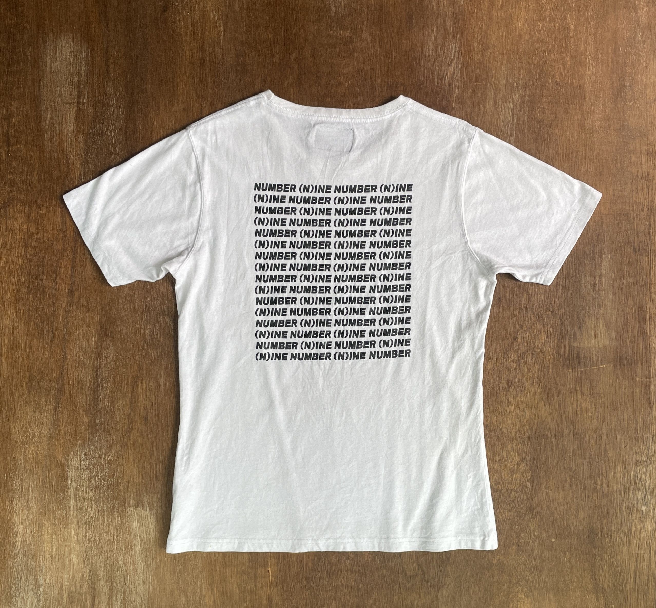 NUMBER(N)INE カート期LIFE IS CONFUSING Tee白 Number (N)ine × Takahiromiyashita The Soloist. Number (N)ine