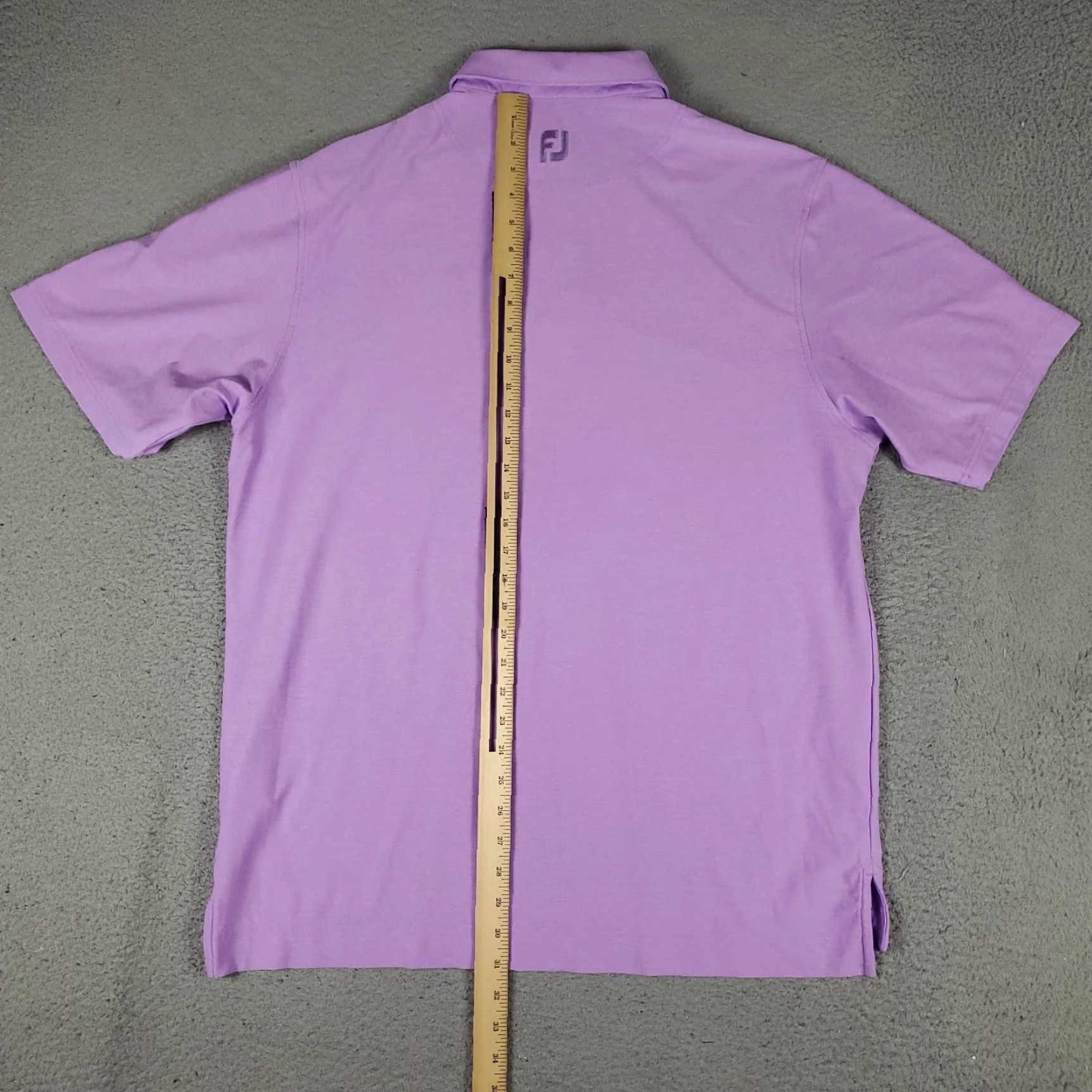Footjoy FJ FootJoy Polo Shirt Mens Size Large Purple Golf Short Sleeve Casual Buttoned Collar 3-Button Polo M EN Mens Size US L / EU 52-54 / 3 - 4 Thumbnail