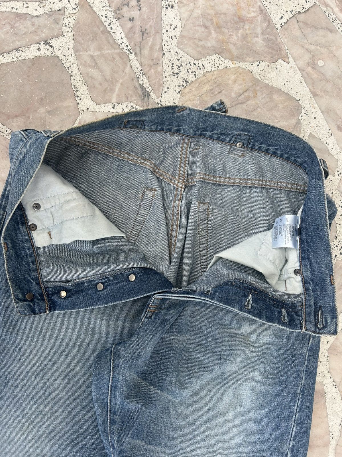 Gucci Gucci Straight Cut Buckle Back Vintage Denim Trousers Size US 30 / EU 46 - 8 Thumbnail