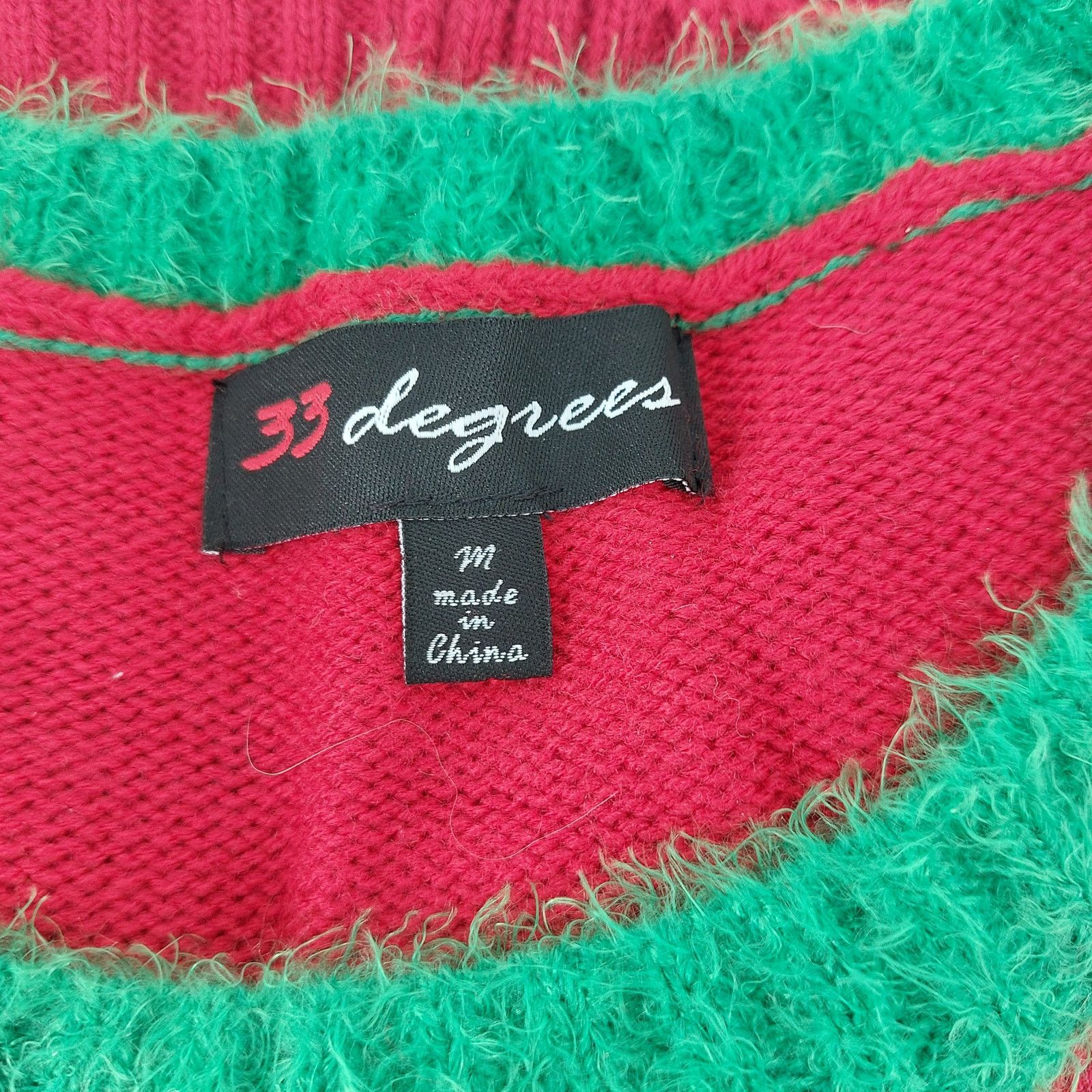 Other 33 Degree Ugly Christmas Sweater Cool Reindeer Ornaments M Size M / US 6-8 / IT 42-44 - 3 Thumbnail