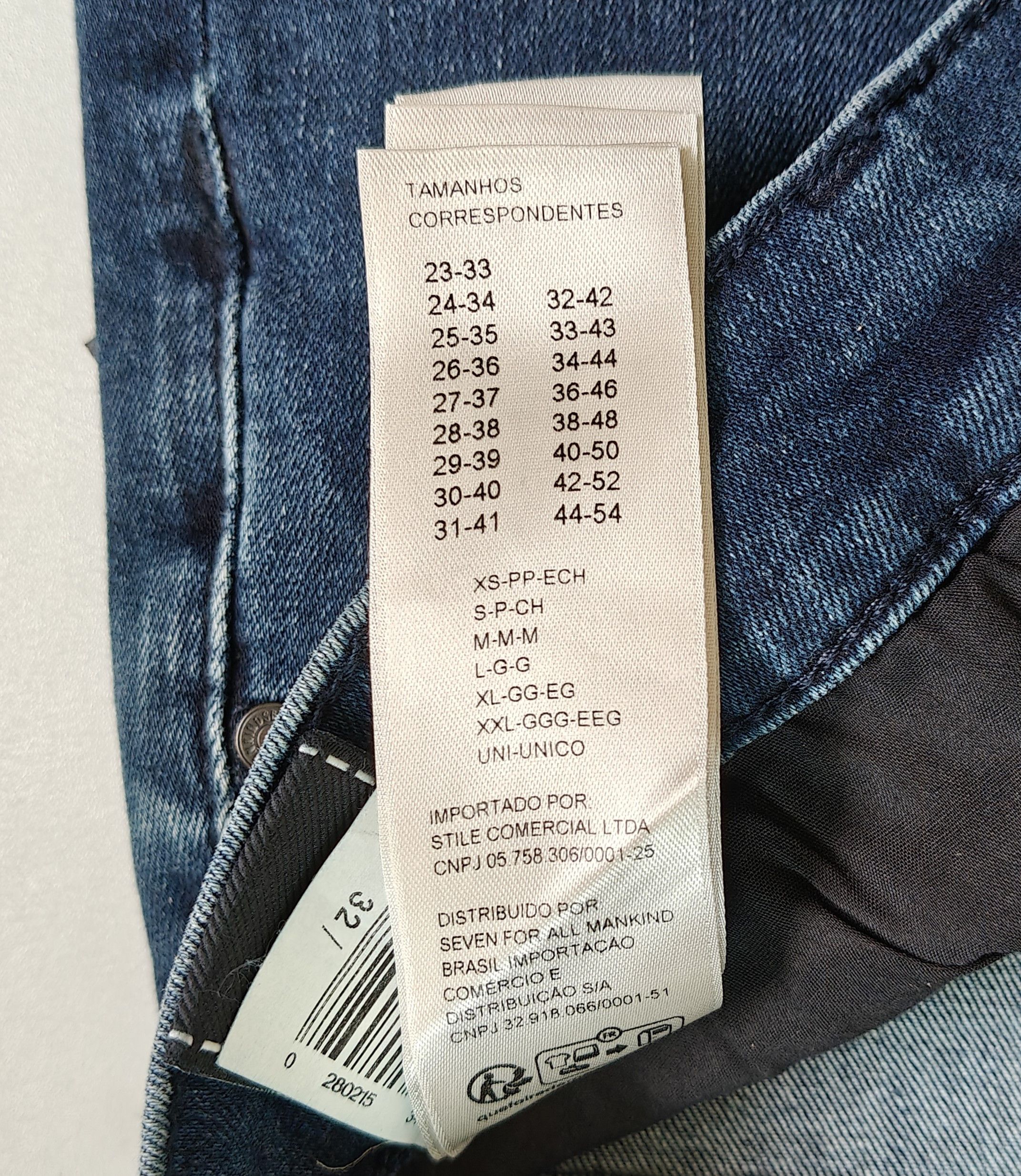 7 For All Mankind 7 For All ManKind THE STRAIGHT Jeans T/ 6008 Size US 32 / EU 48 - 13 Thumbnail