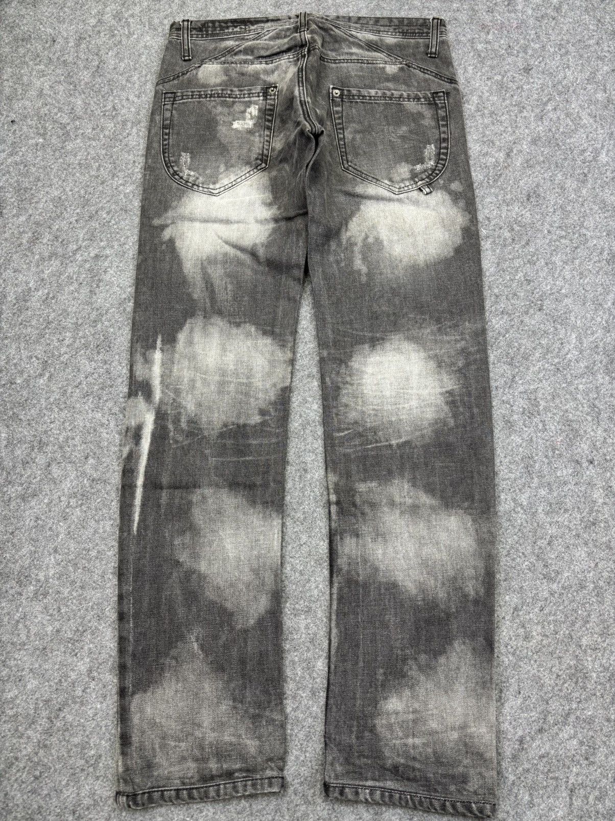 Japanese Brand Roenxsemanticdesign Japan Skull Sick Dope Fades Denim F724 Size US 31 - 23 Thumbnail