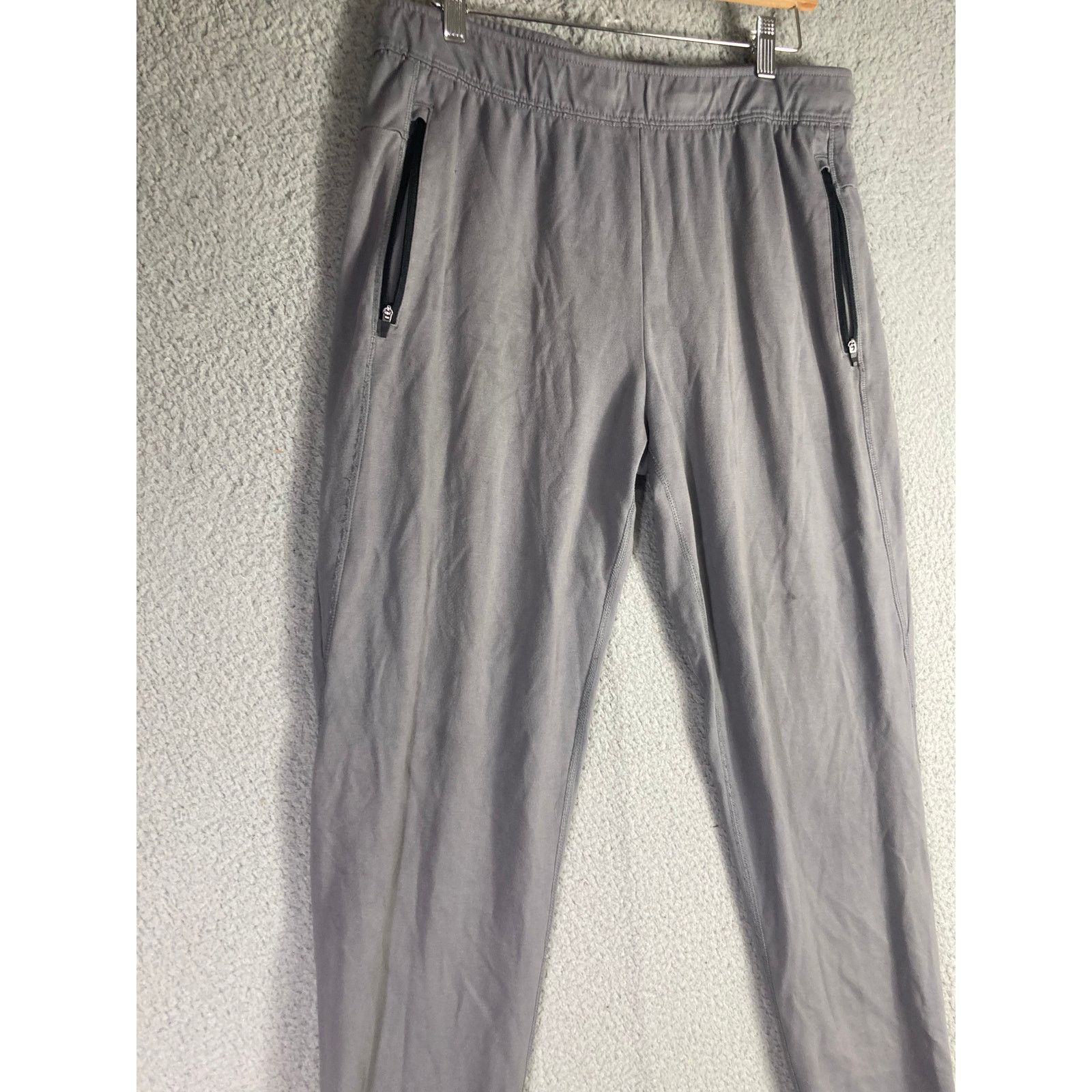 Athletic Works Men's Gray Jogger Pants Size L Athletic Fit Lightweight Size US 32 / EU 48 - 7 Thumbnail