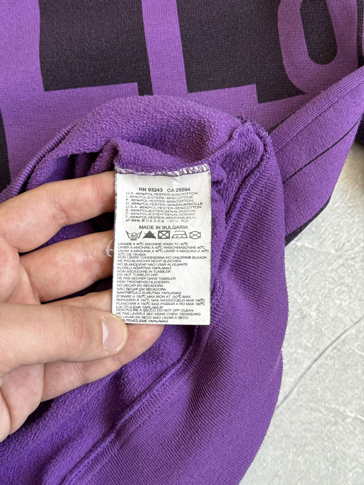 Diesel Vintage 00s Diesel Monogram Spellout avant garde Hoodie y2k Size US L / EU 52-54 / 3 - 11 Thumbnail