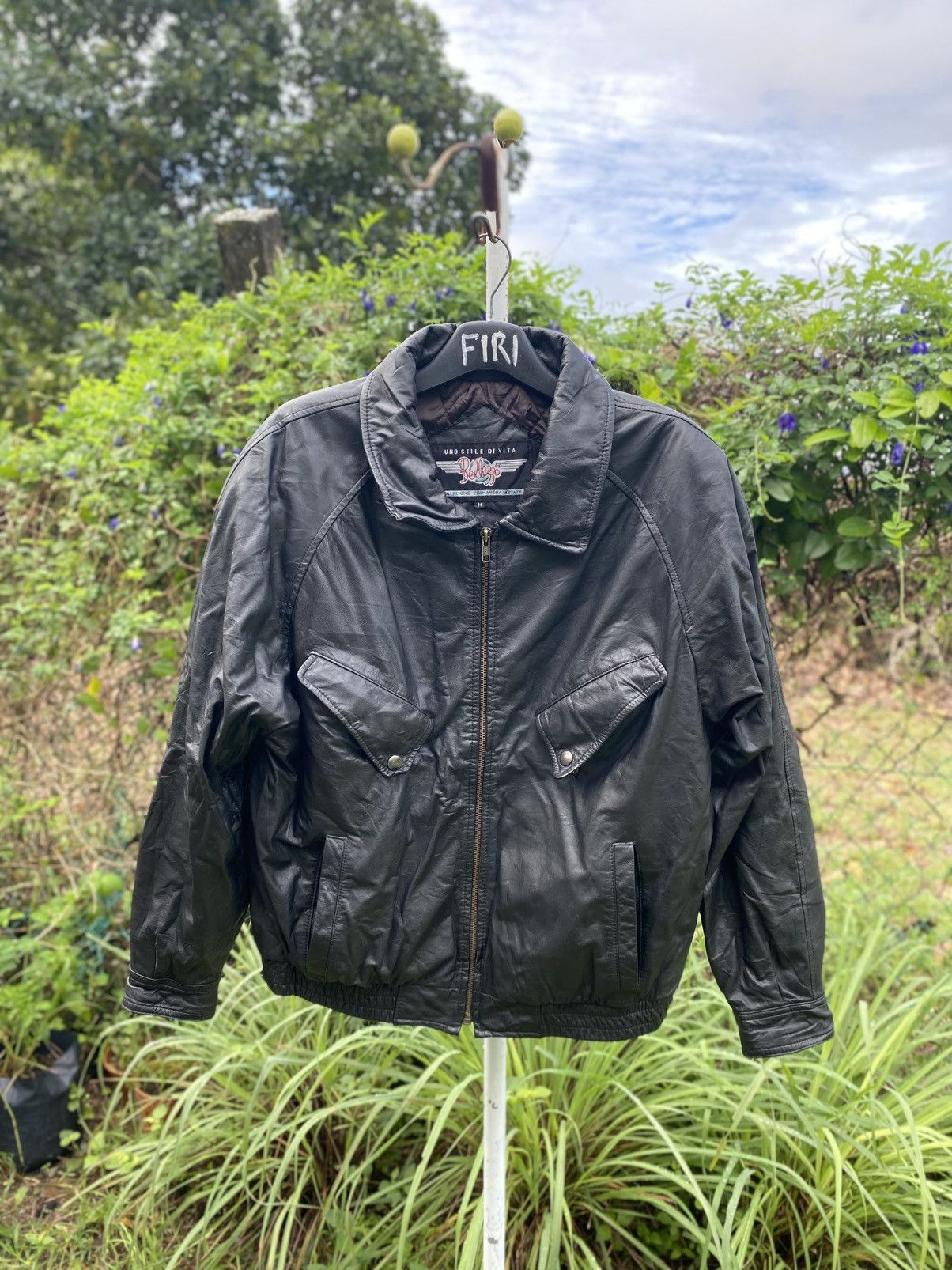 Vintage Vintage Bellezzo Leather Jacket SPRING/SUMMER COLLECTION Size US M / EU 48-50 / 2 - 1 Thumbnail