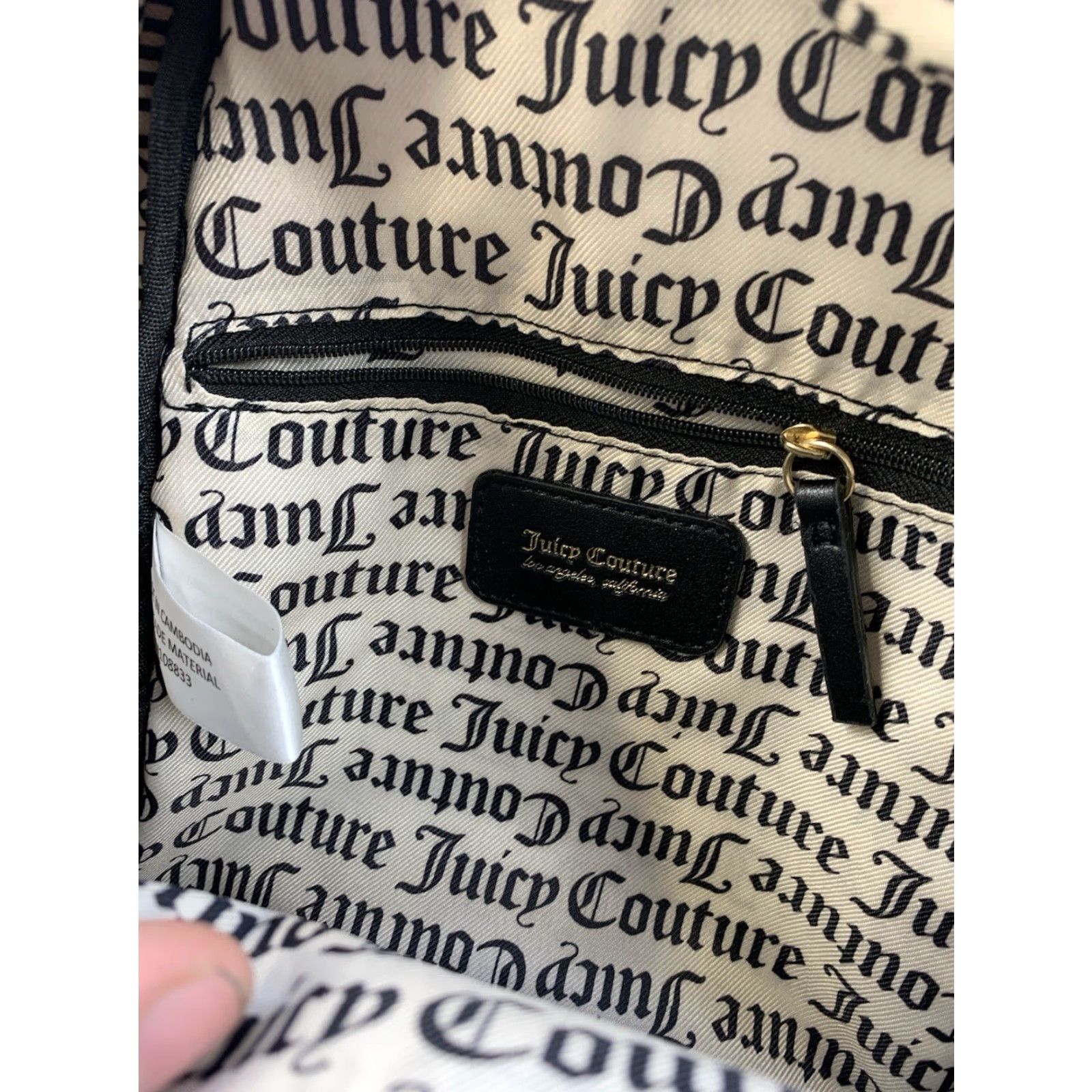 Juicy Couture Juicy Couture Gothic Status Backpack Medium Faux Leather Multicolor Zip Closure Women Size ONE SIZE - 7 Thumbnail