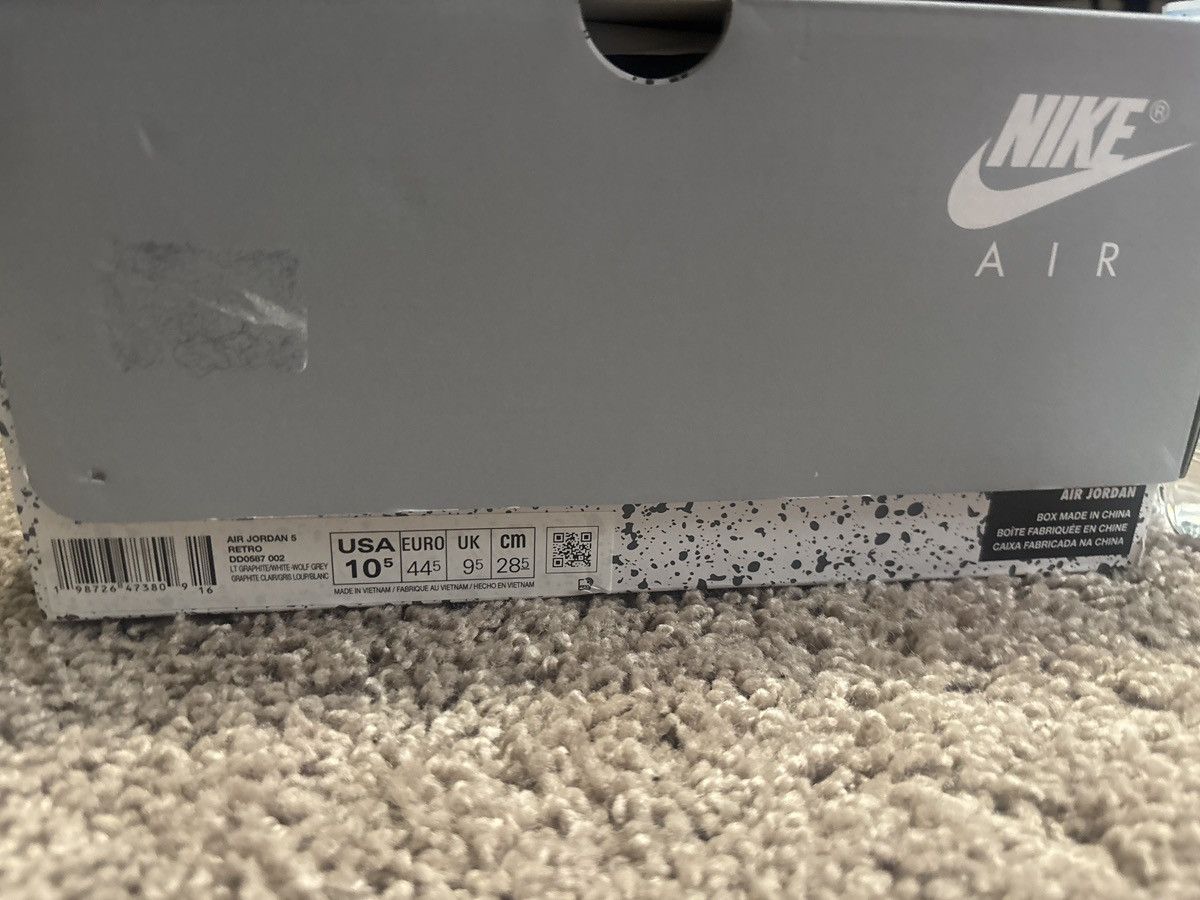 Jordan Brand Jordan “Wolf Gray” 5’s Size US 10.5 / EU 43-44 - 6 Thumbnail