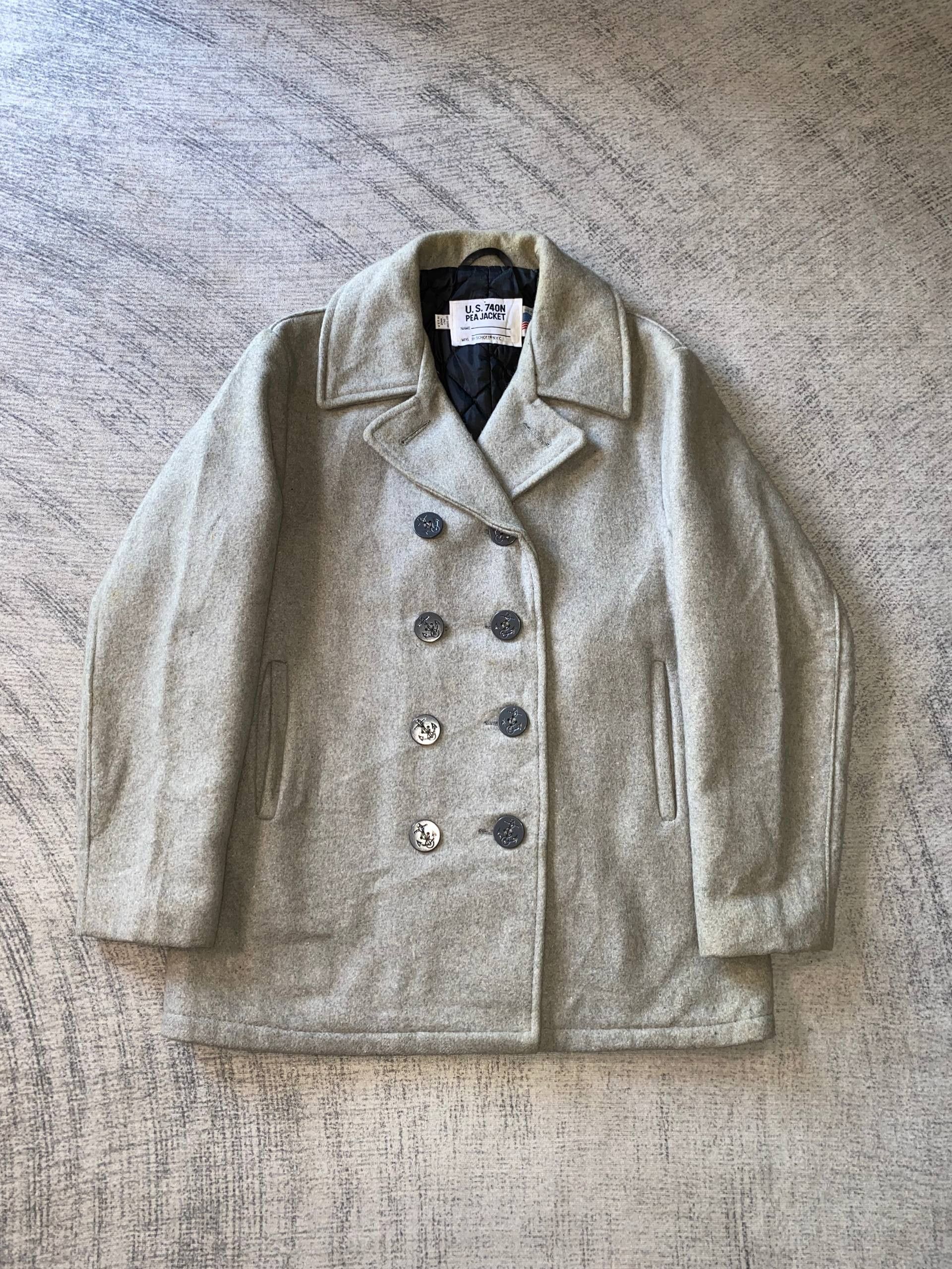 U.S 740N Pea Jacket by Schott