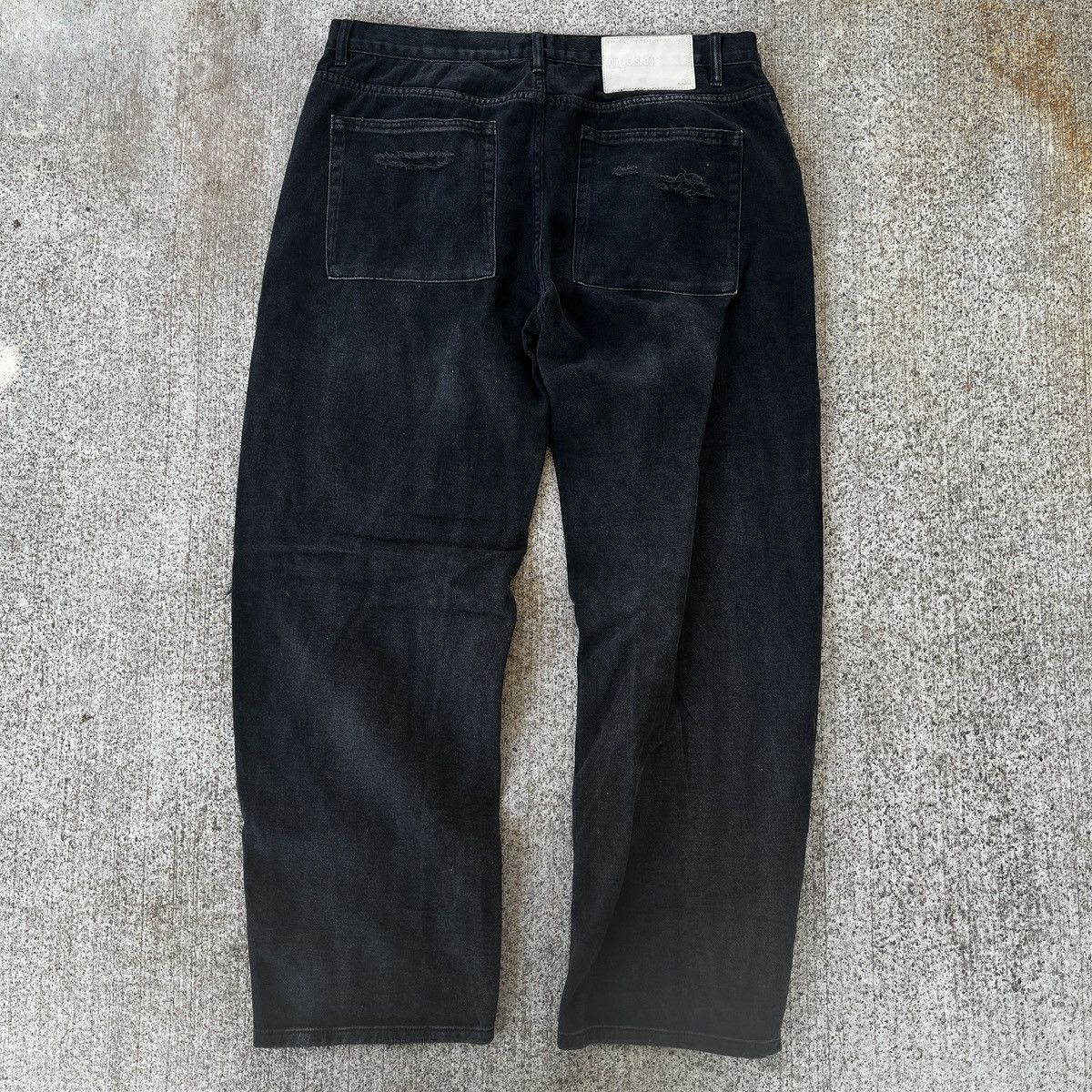 Vintage One Teaspoon Black Distressed Jeans Size 36x30 Grunge Skate Size US 36 / EU 52 - 6 Thumbnail