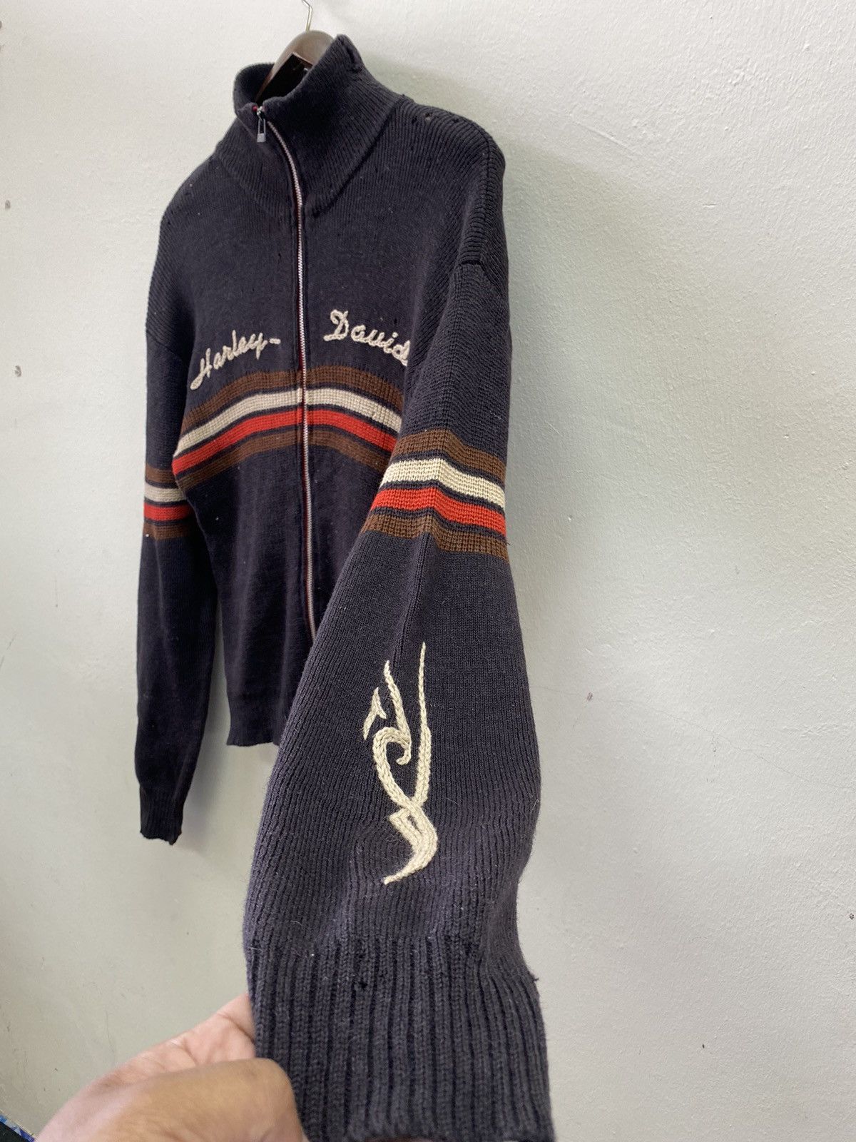 Harley Davidson Distressed Harley Davidson An American Legend Knit Sweater Size US M / EU 48-50 / 2 - 5 Thumbnail