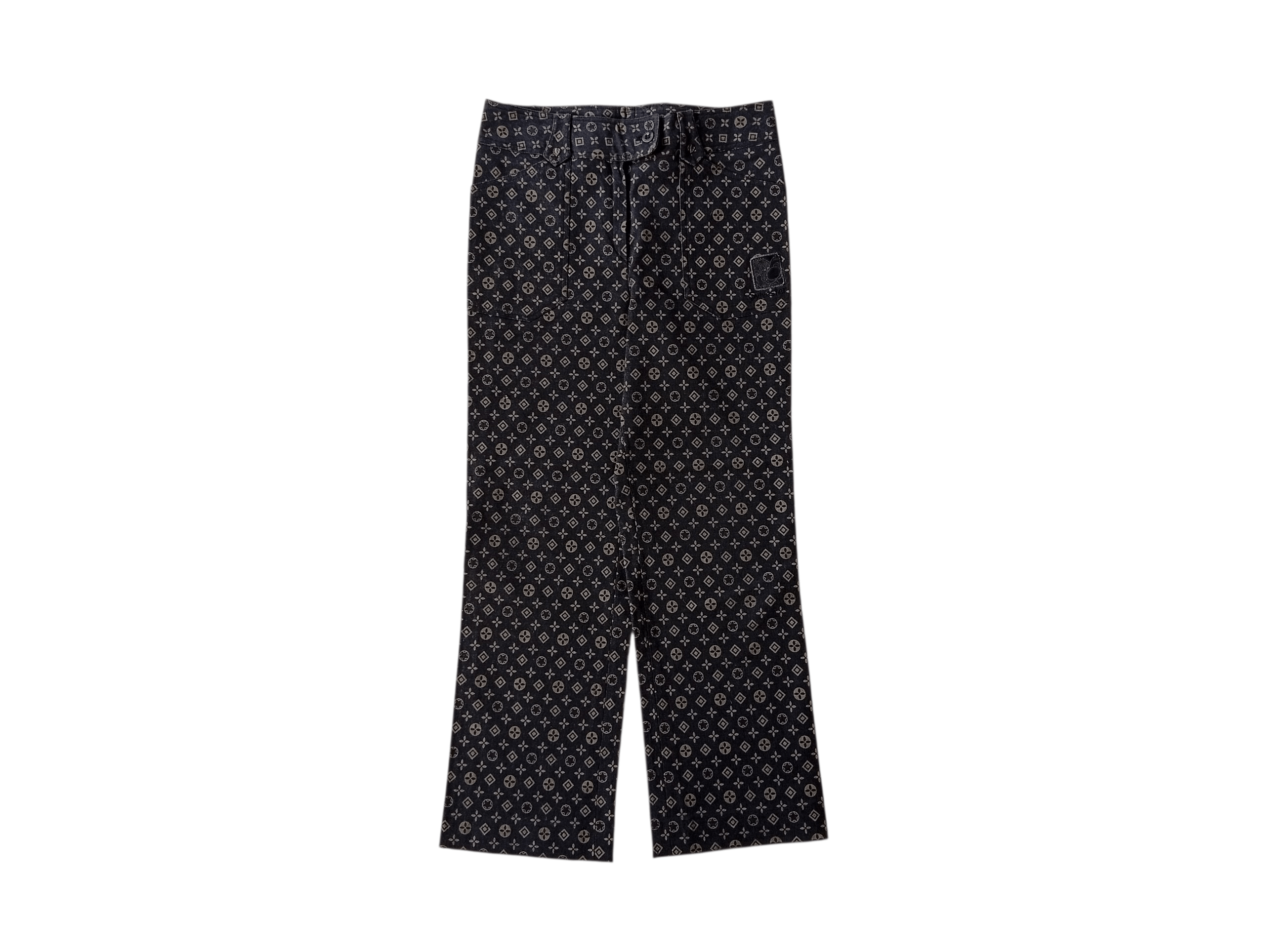 Japanese Brand Verche golf monogram stretch pants Size 28" / US 6 / IT 42 - 1 Thumbnail