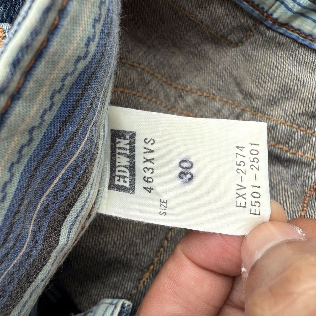 Edwin VINTAGE EDWIN RIPPEP KNEE FADED JEAN DENIM PANTS Size US 32 / EU 48 - 15 Thumbnail