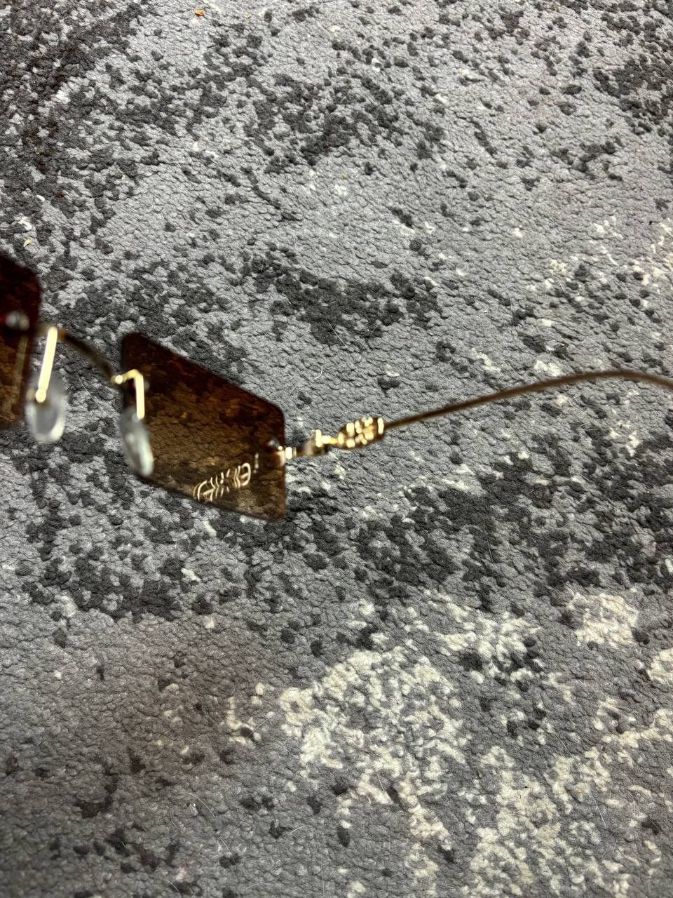 Designer × Japanese Brand × Vintage Vintage y2k chrome style brown sunglasses Size ONE SIZE - 3 Thumbnail