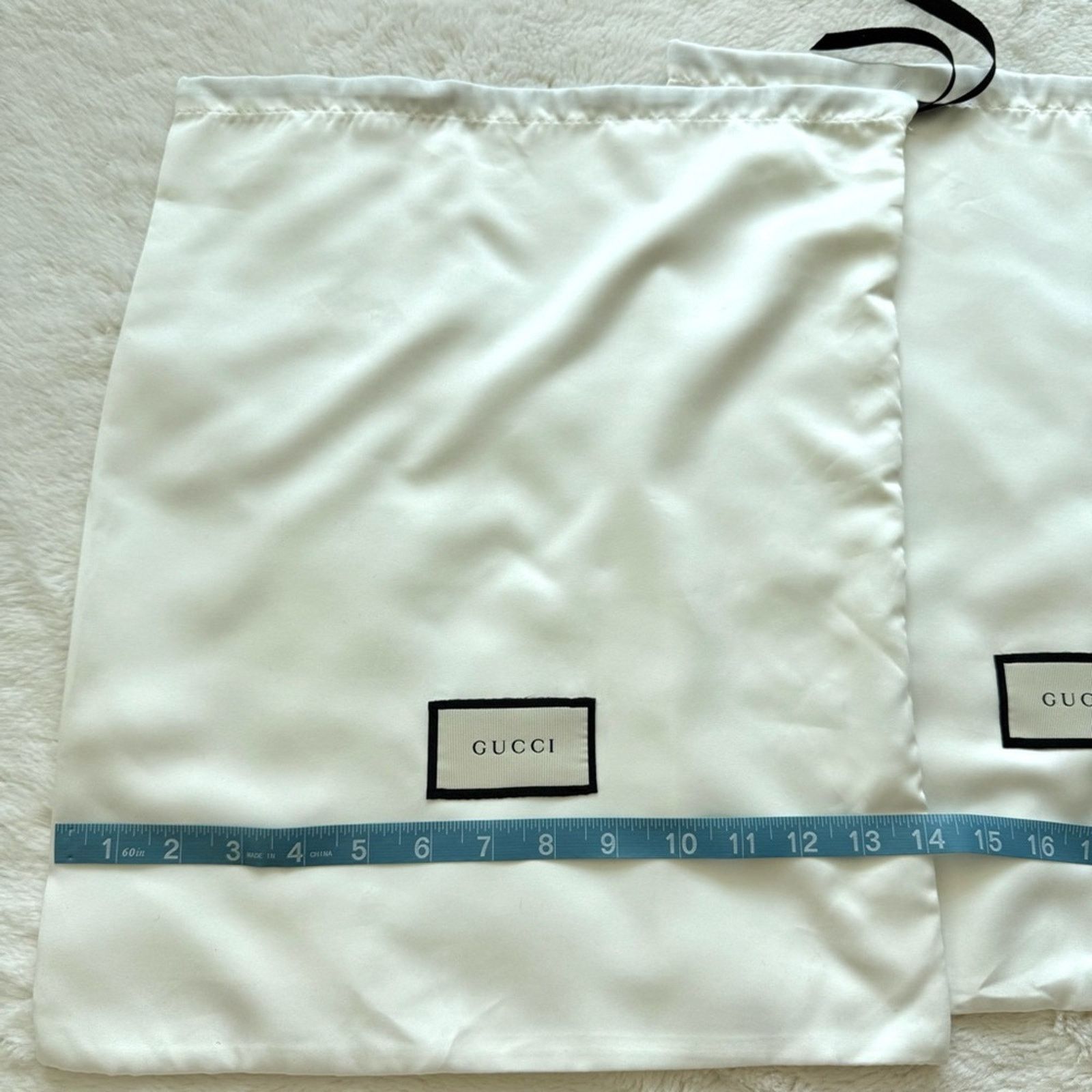 Gucci NEW!!! Gucci dust bags for shoes Authentic Size ONE SIZE - 3 Thumbnail