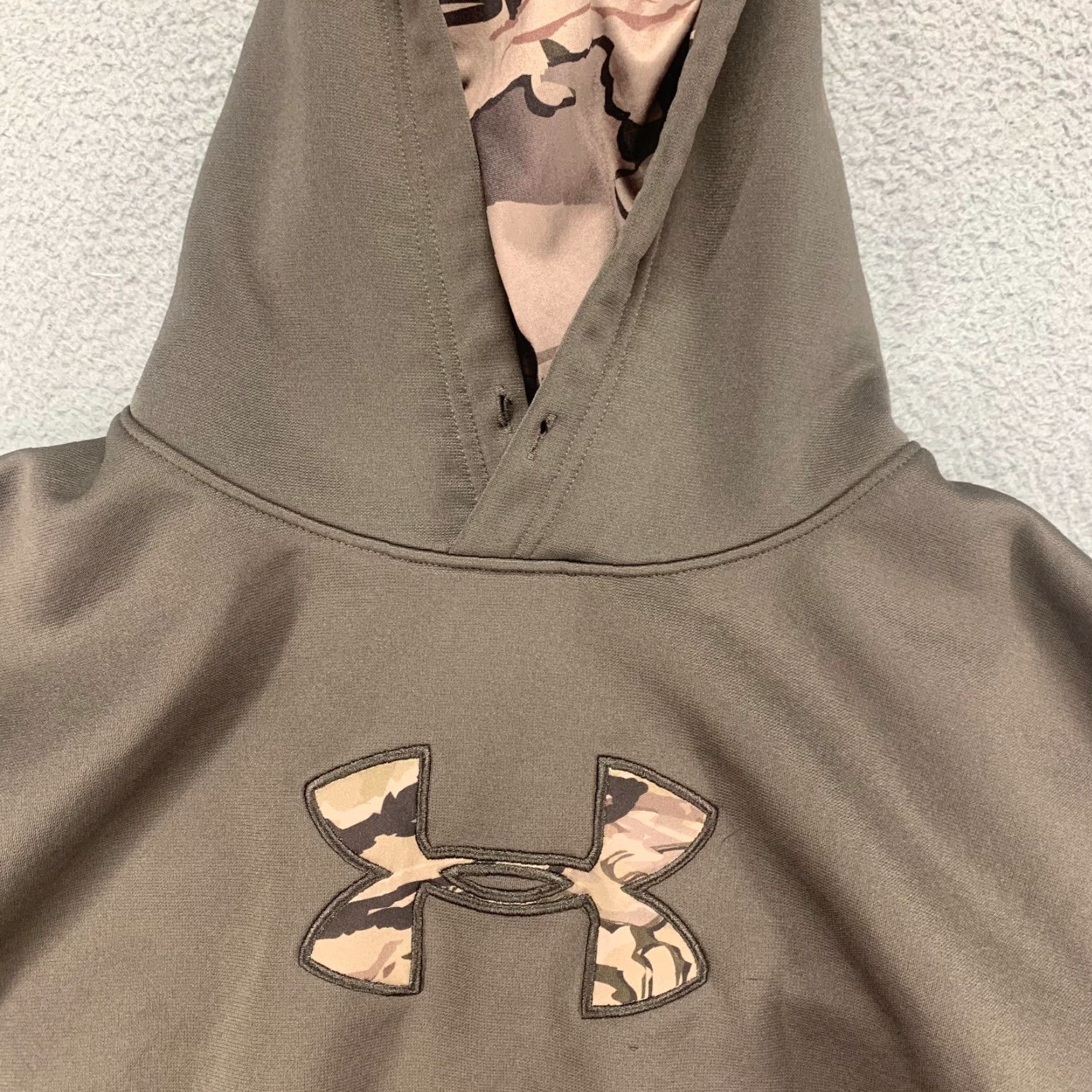 Under Armour Under Armour Hoodie Mens Medium Gray Pullover Pocket Sweatshirt Active Logo Size US M / EU 48-50 / 2 - 4 Thumbnail