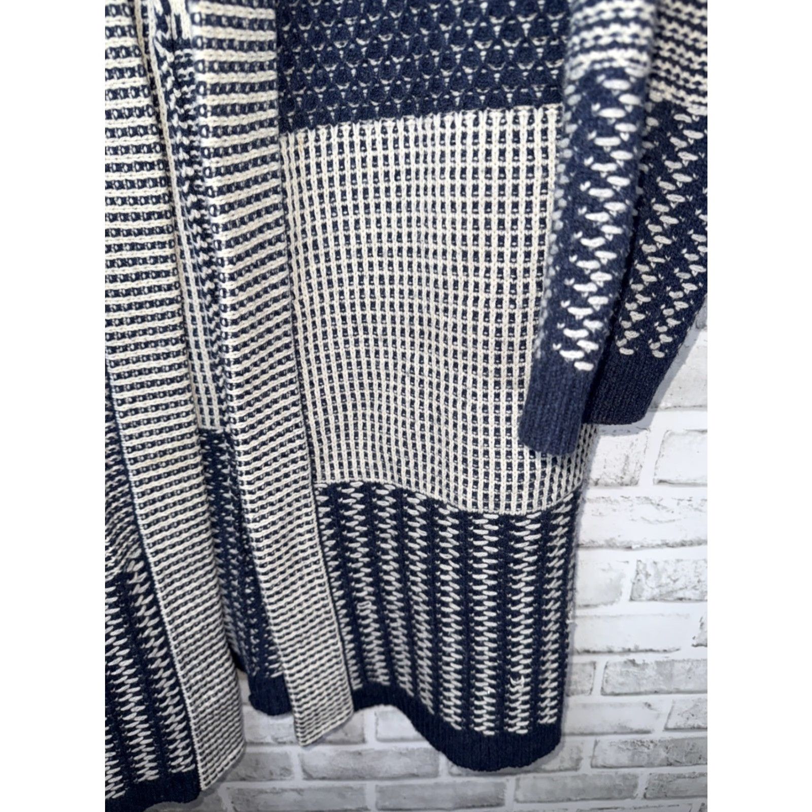 Madewell Madewell Cardigan Sweater Open Front 100% Merino Wool Blue Women S Knit Tight-Wool Vintage No (remove N/A) Size S / US 4 / IT 40 - 4 Thumbnail