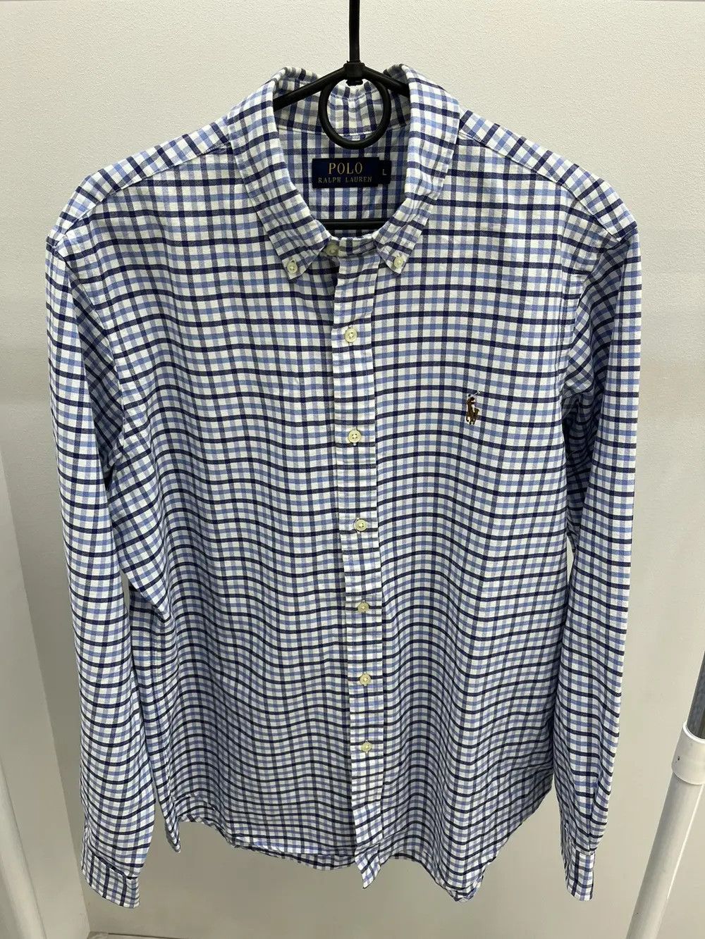 Polo Ralph Lauren Polo Ralph Lauren Check Cotton Oxford Shirt Size US L / EU 52-54 / 3 - 1 Thumbnail
