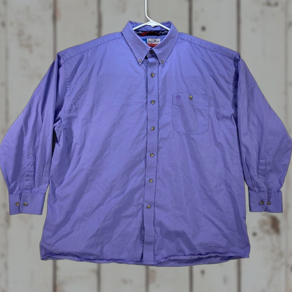 Wrangler VINTAGE George Strait Wrangler Cowboy Cut Western Shirt Long Sleeve Purple Mens 3XL Size US XXL / EU 58 / 5 - 1 Thumbnail