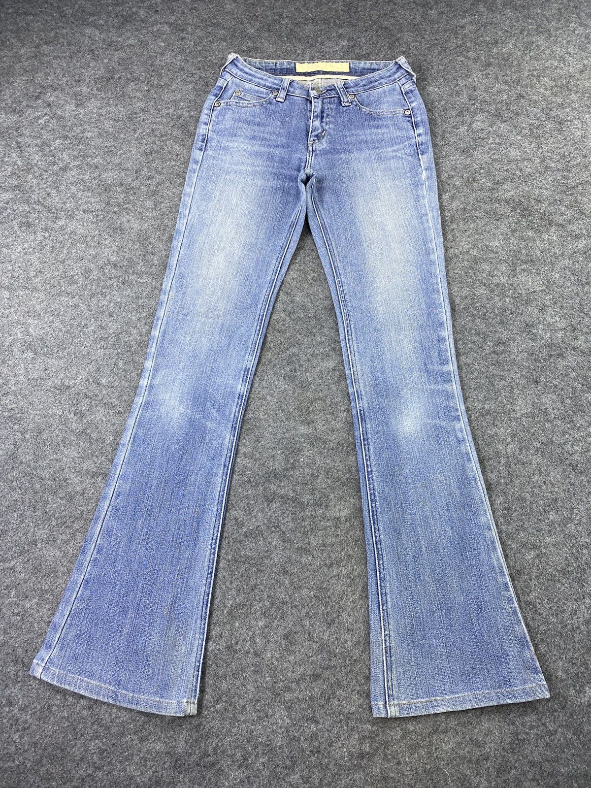 Levi's Vintage Levis Perfect Body Flare Blue Wash Jeans - J1024 Size 25" / US 0 / IT 36 - 2 Thumbnail