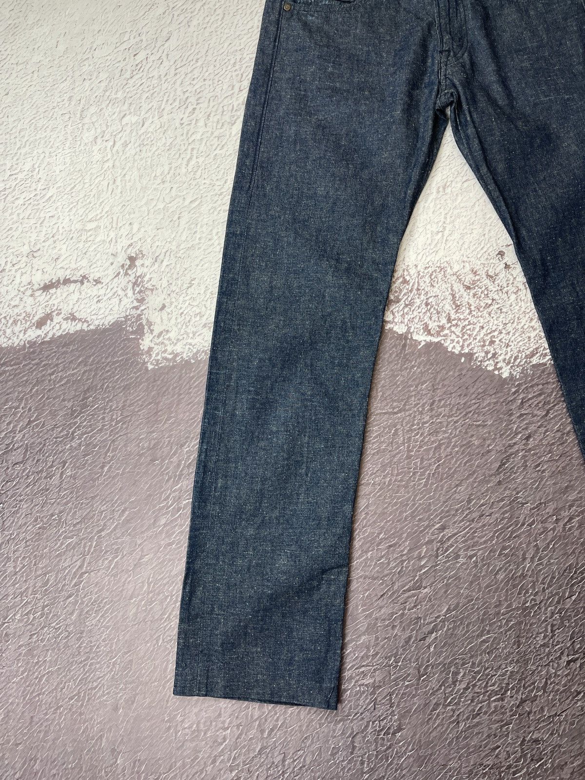 Handmade HTC Hollywood Trading Company cotton hemp selvedge denim Size US 31 - 4 Thumbnail