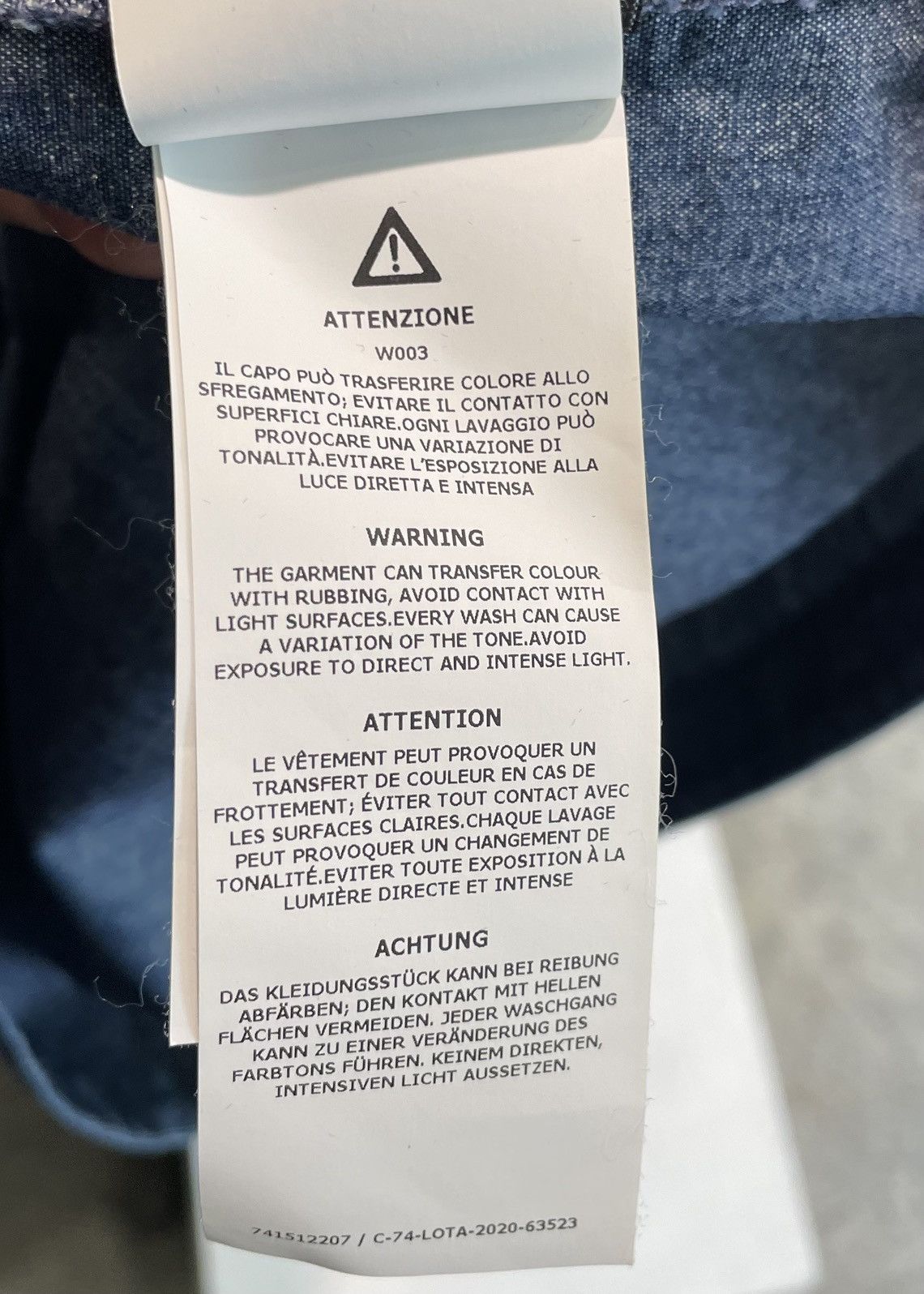 Stone Island Stone Island Chambray Over Shirt Buttonup Size US L / EU 52-54 / 3 - 10 Thumbnail
