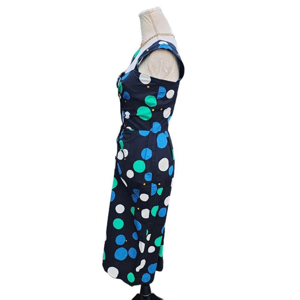 Yves Saint Laurent Yves Saint Laurent. 80s Polka Dot Sheath Dress. Size: 38/4 Size S / US 4 / IT 40 - 4 Thumbnail