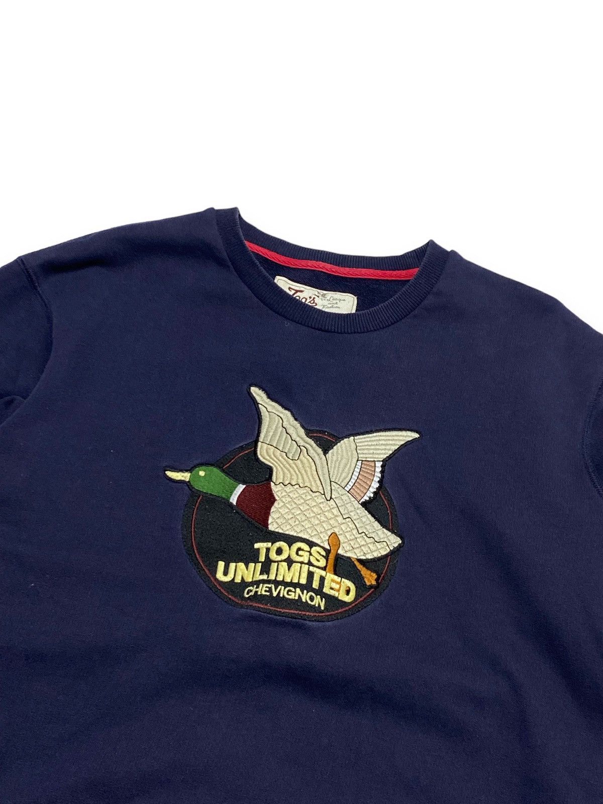 Hunter Vintage TOGS Chevington Navy Duck Sweatshirt Size US L / EU 52-54 / 3 - 2 Thumbnail