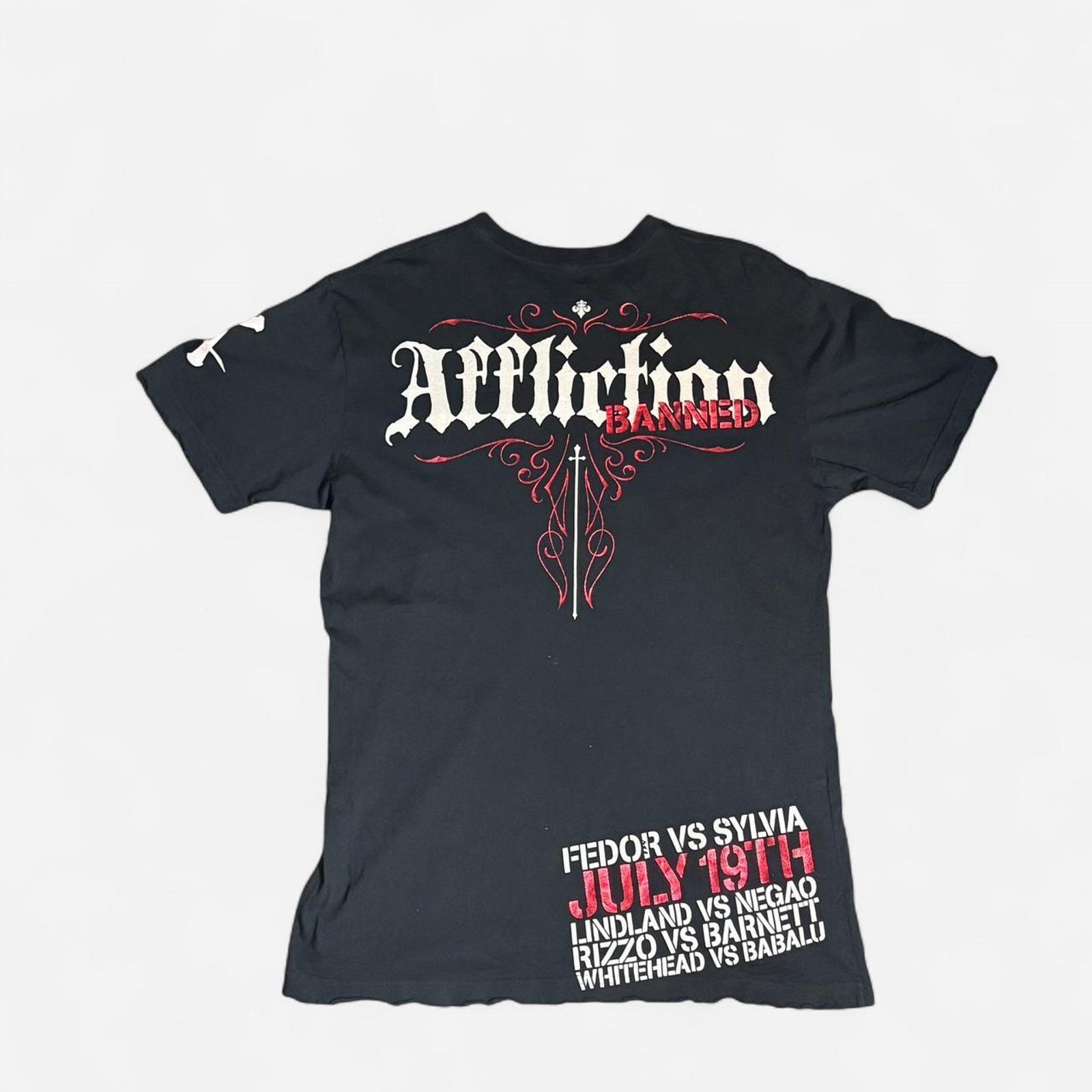 Affliction Sick affliction banned mma t shirt Size US XL / EU 56 / 4 - 5 Thumbnail