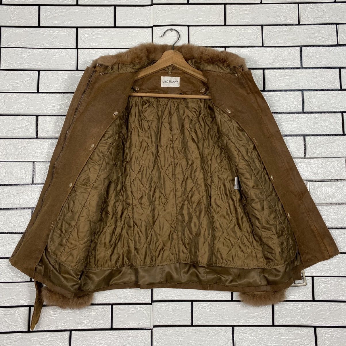 Japanese Brand 📌Vintage Leather Jacket Miscelanny Fur Size US XXS / EU 40 - 16 Thumbnail