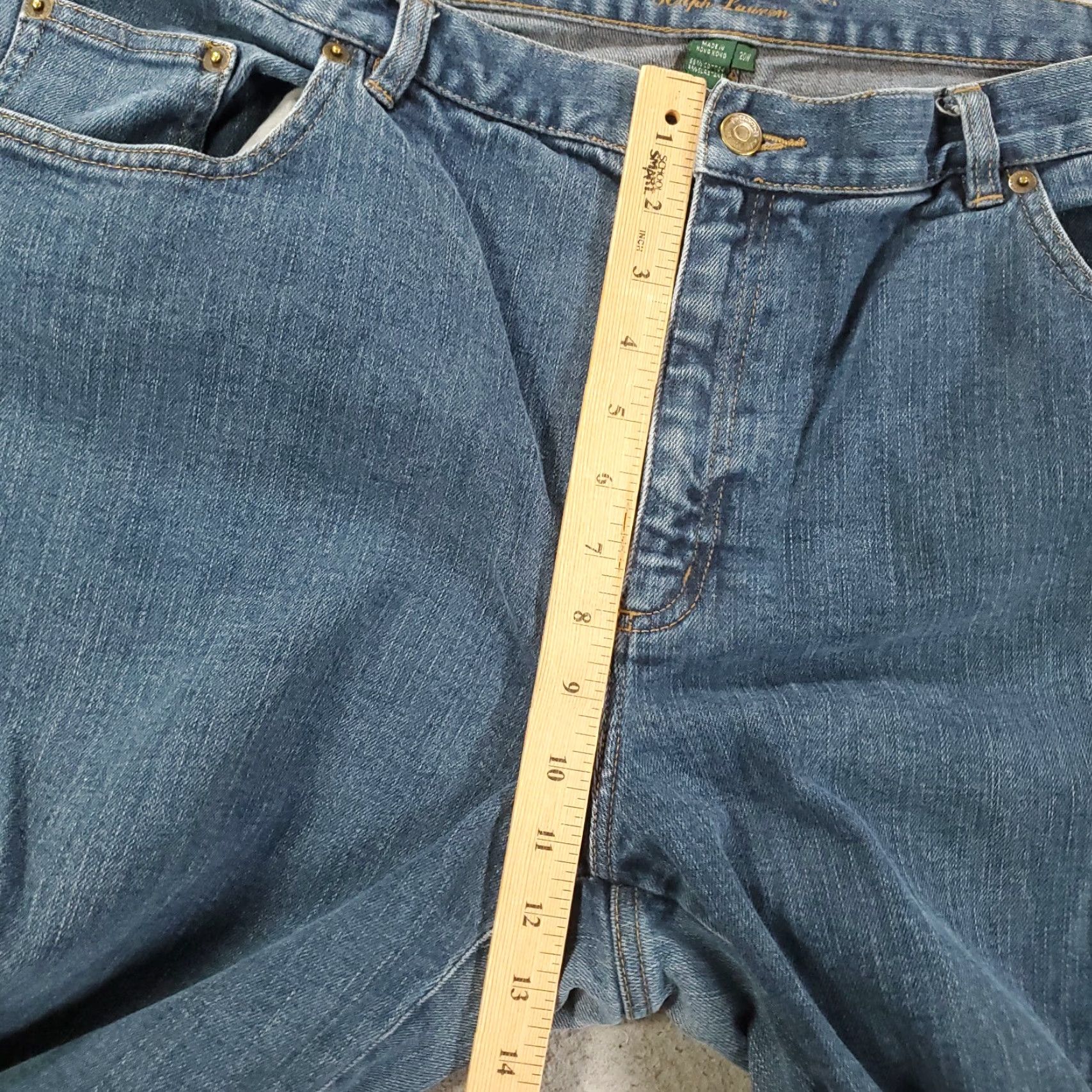 Ralph Lauren Ralph Lauren Jeans Womens 20W Blue LRL Straight Leg Classic Denim Size 27" / US 4 / IT 40 - 5 Thumbnail