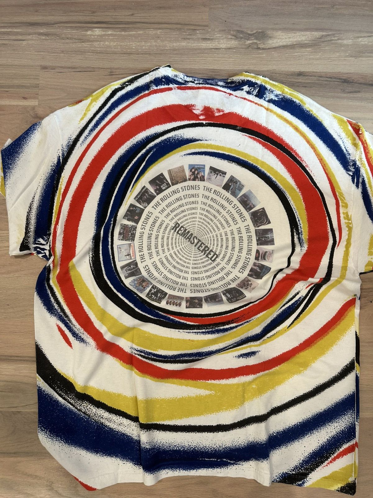 Band Tees Vintage Y2K 2002 Rolling Stones Remaster Crazy AOP Tee XL Size US XL / EU 56 / 4 - 5 Thumbnail