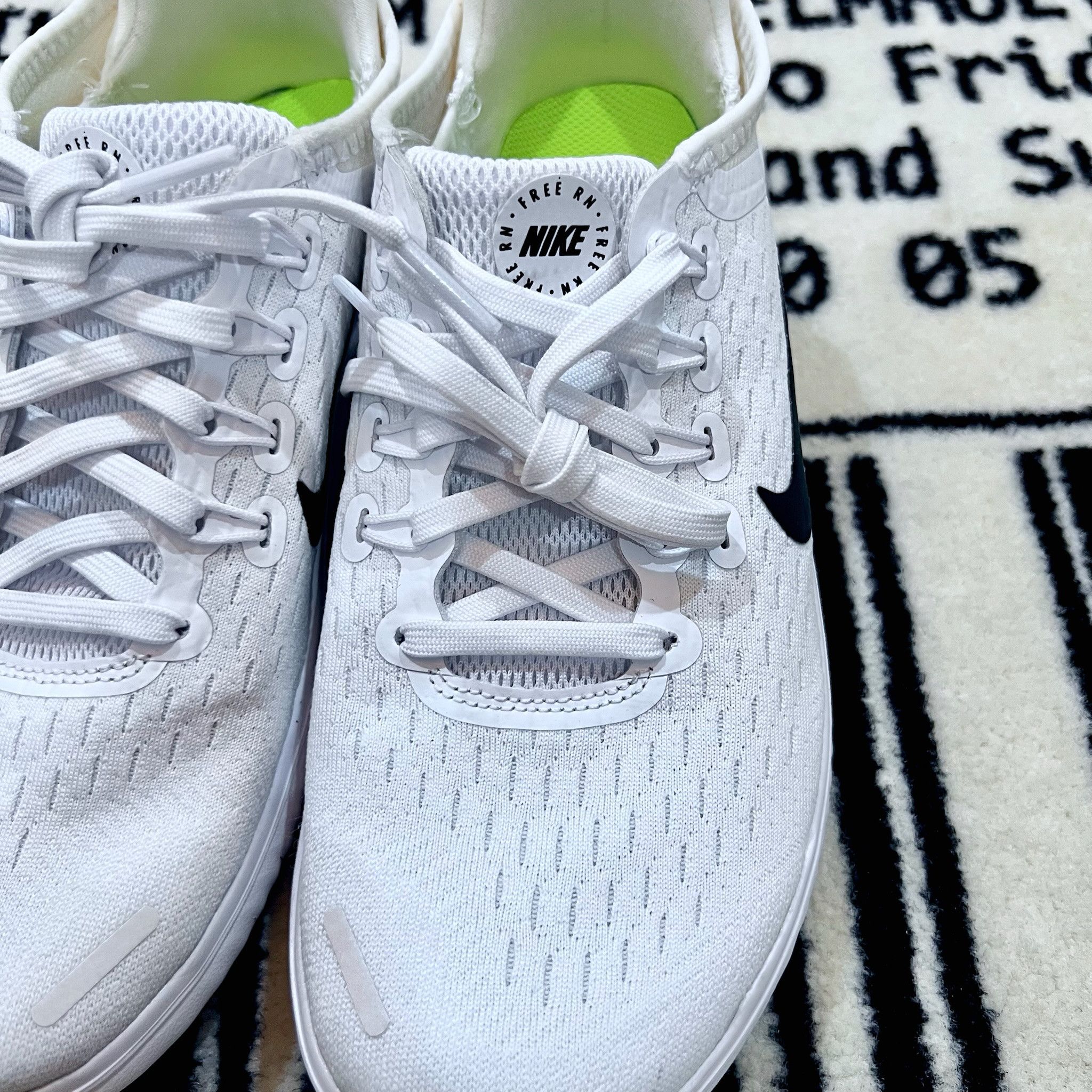 Nike Nike Free RN 2018 Women's Running Shoes White Size US 6.5 / IT 36.5 - 6 Thumbnail