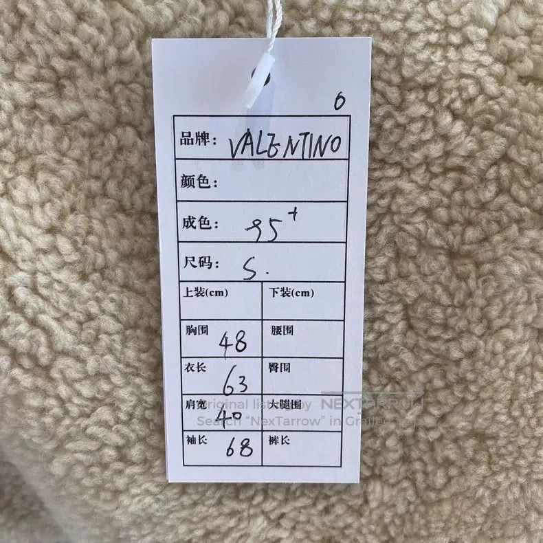 Valentino Valentino Stitched sheepskin pocket cashmere sweater knitt Size S / US 4 / IT 40 - 7 Thumbnail