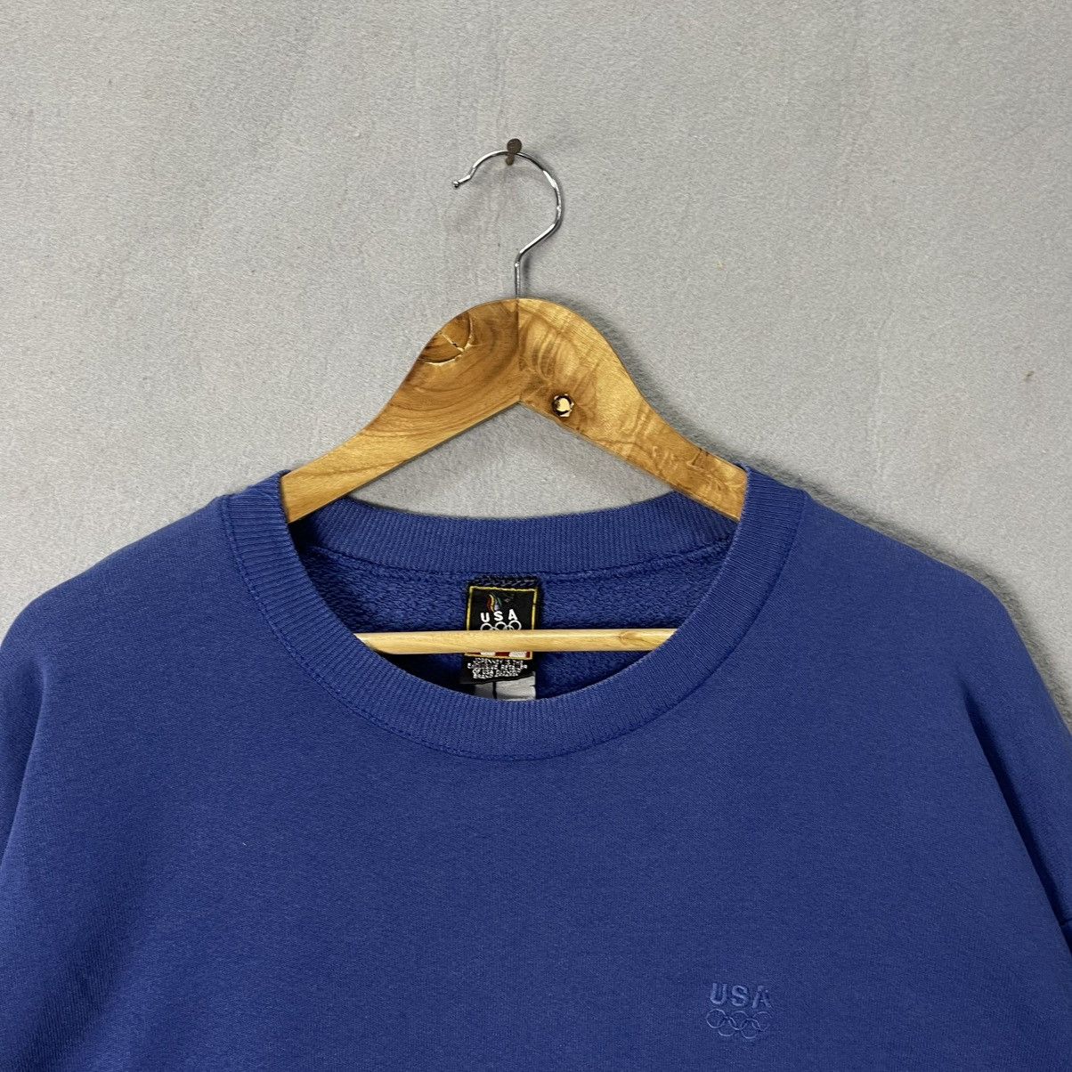 USA Olympics 90s USA Olympics Crewneck Sweatshirt Blue Size US XL / EU 56 / 4 - 2 Thumbnail