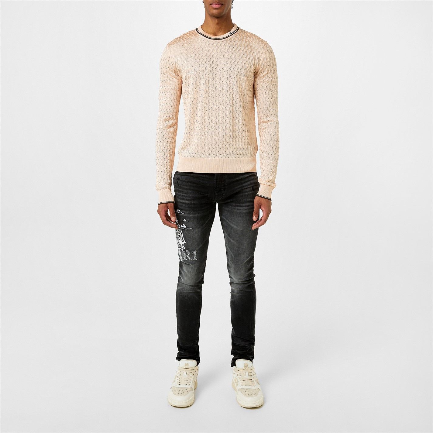 Amiri AMIRI Basket Stitch Jumper Size US M / EU 48-50 / 2 - 5 Thumbnail