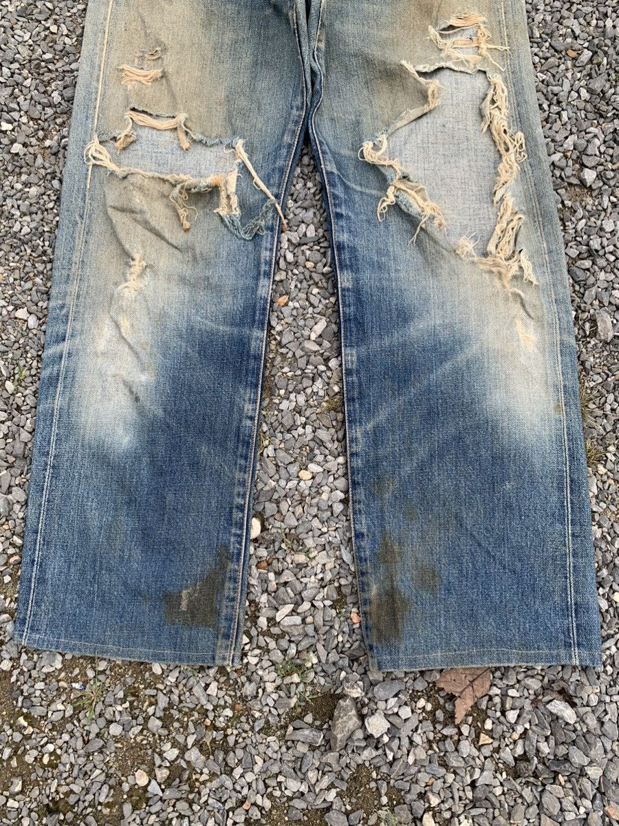 Levi's VINTAGE LEVI’S BIG E 502 J22 SELVEDGE RUSTY DISTRESSED DENIM Size US 31 - 7 Thumbnail