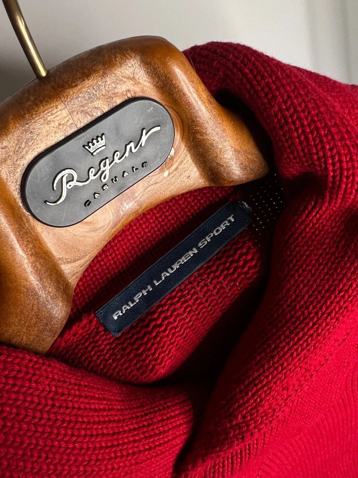Polo Ralph Lauren Ralph Lauren Sport Pony Logo Red Long Sleeve Sweater Size L / US 10 / IT 46 - 9 Thumbnail